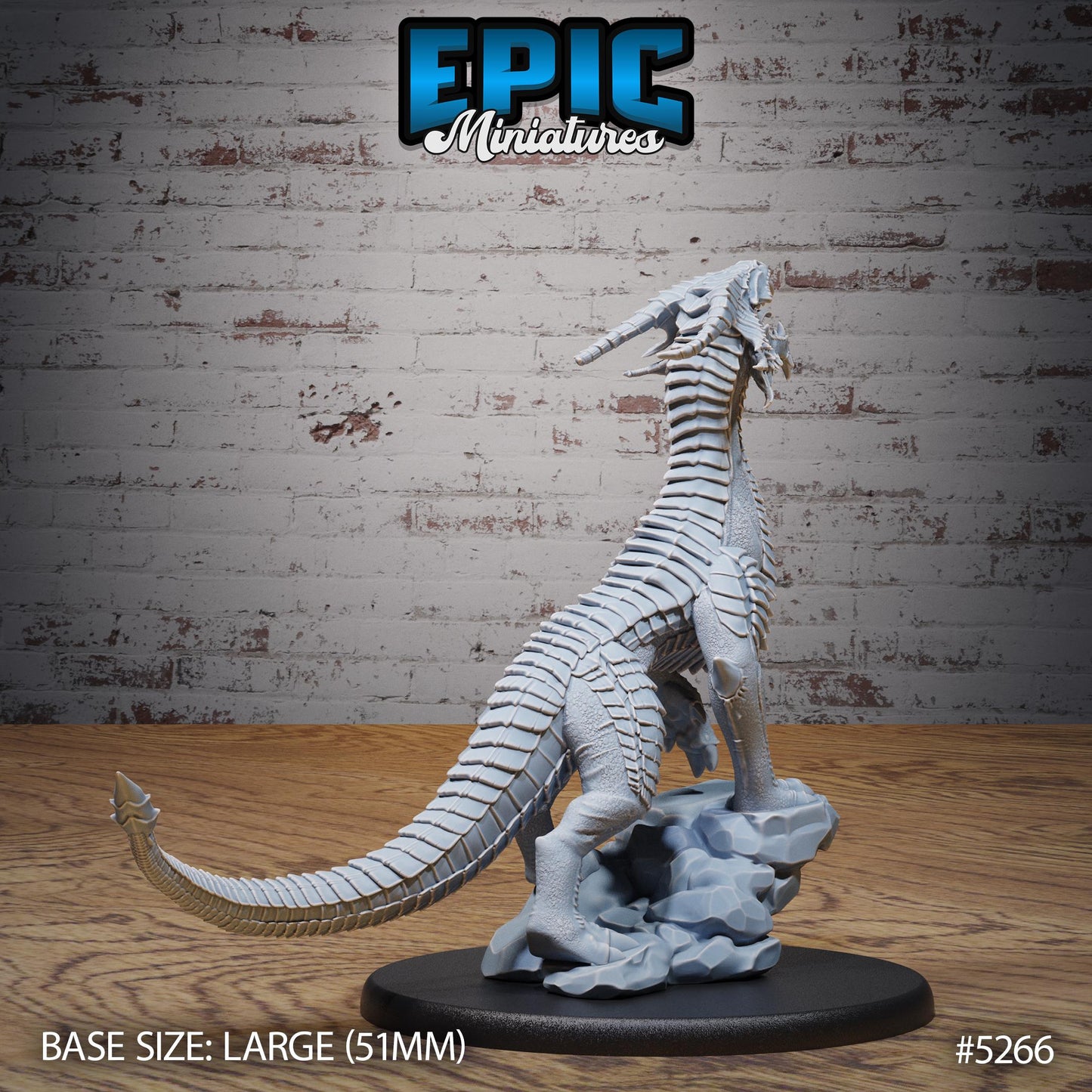 Guard Drake Copper (Large) | #119 - Ancient Nature EPIC Miniatures | High Quality Premium Resin | Dragon, Wyrm, Drakes, Saddle, Attack