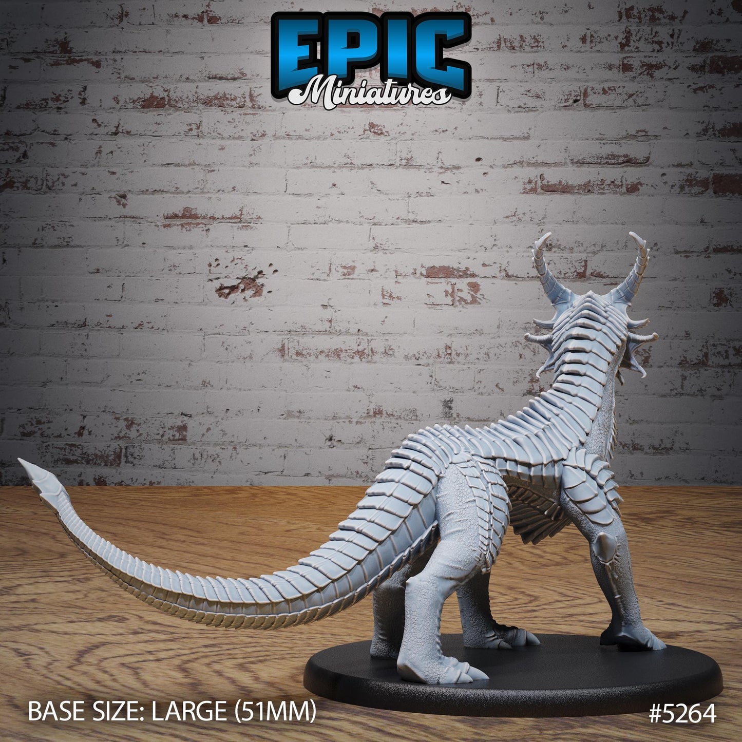 Guard Drake Copper (Large) | #119 - Ancient Nature EPIC Miniatures | High Quality Premium Resin | Dragon, Wyrm, Drakes, Saddle, Attack