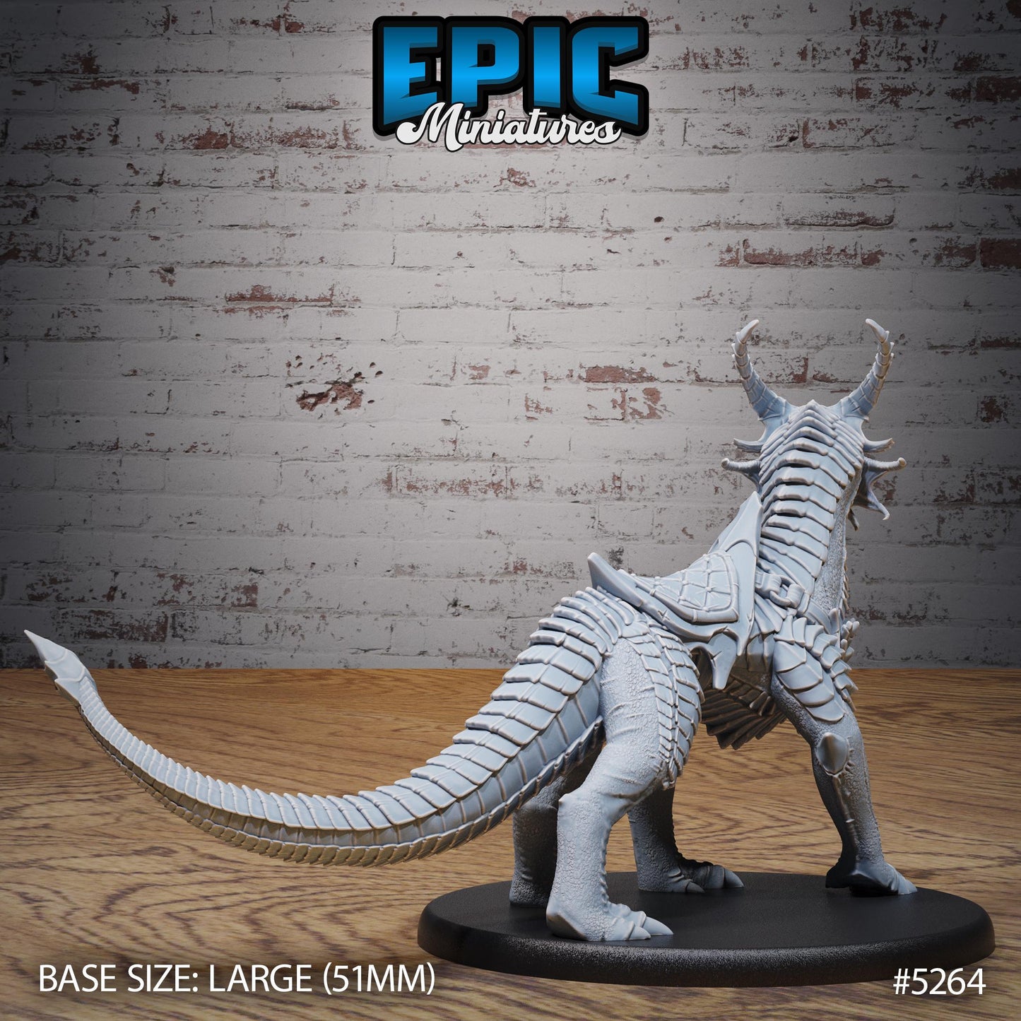 Guard Drake Copper (Large) | #119 - Ancient Nature EPIC Miniatures | High Quality Premium Resin | Dragon, Wyrm, Drakes, Saddle, Attack