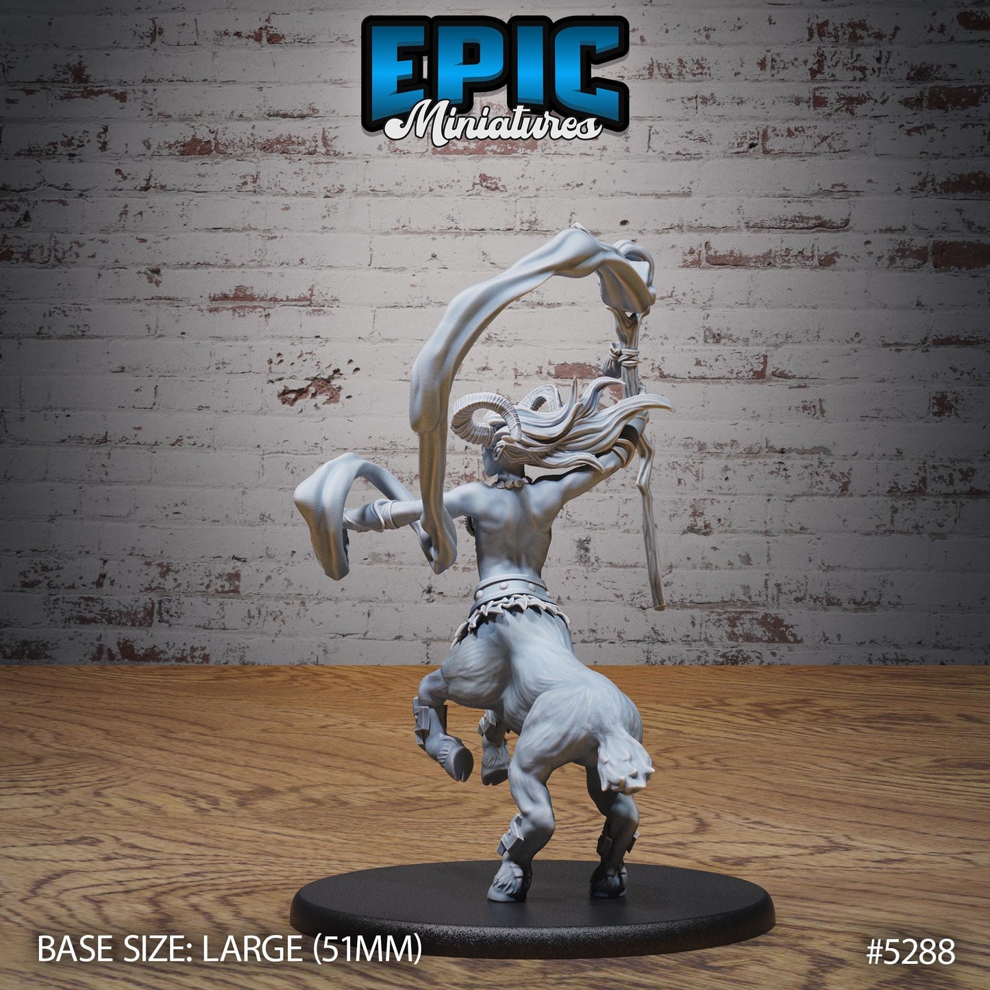 Faun Centaur (Large) | #119 - Ancient Nature EPIC Miniatures | High Quality Premium Resin | Female, Satyr, Ranger, Druid, Woman, Fey