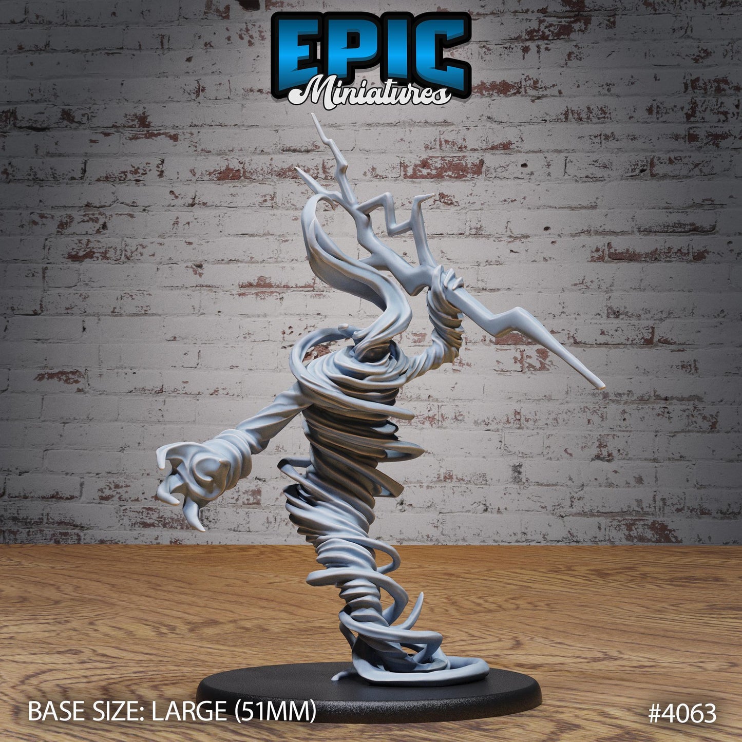 Air Elemental Miniature (Large) | EPIC | 28mm |
