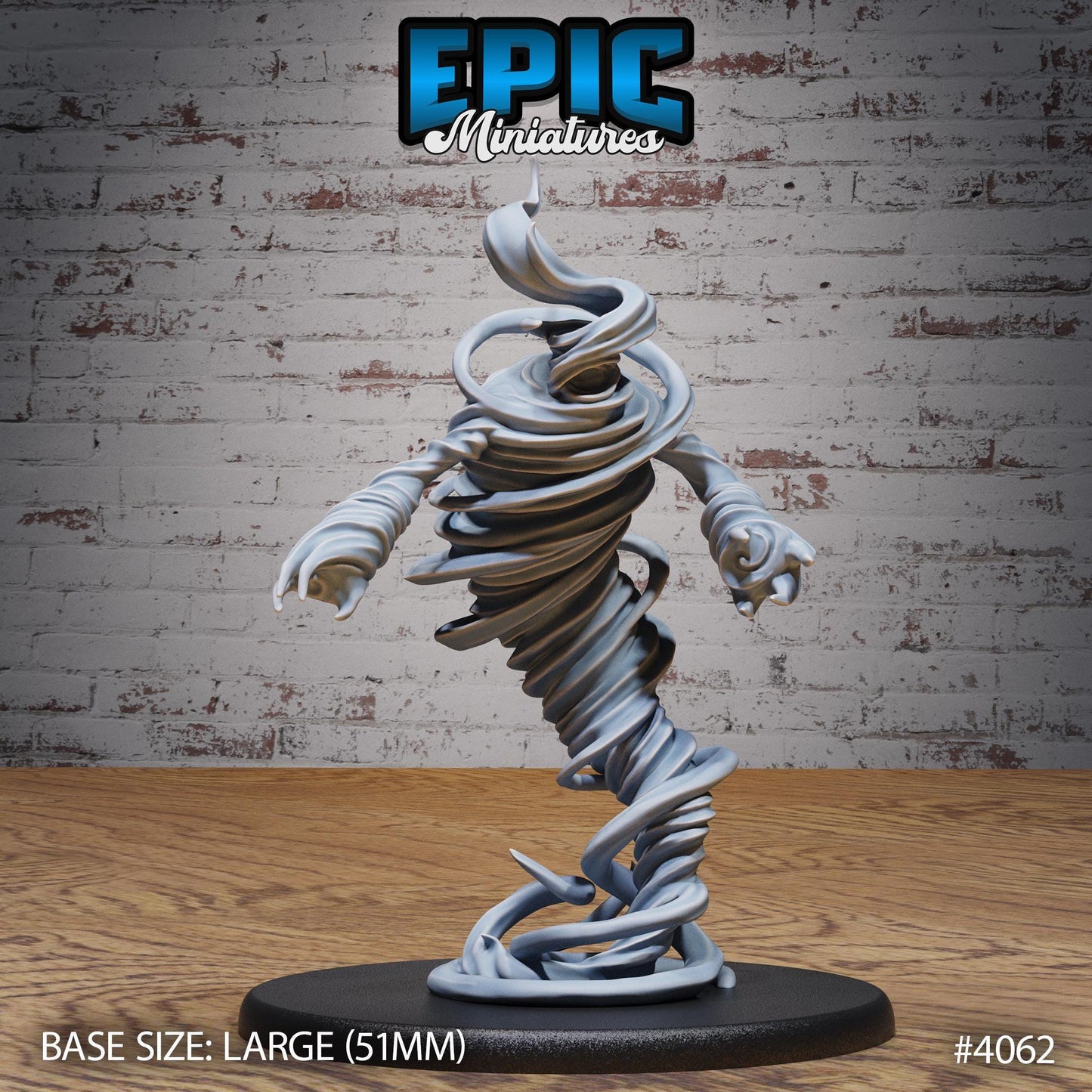 Air Elemental Miniature (Large) | EPIC | 28mm |