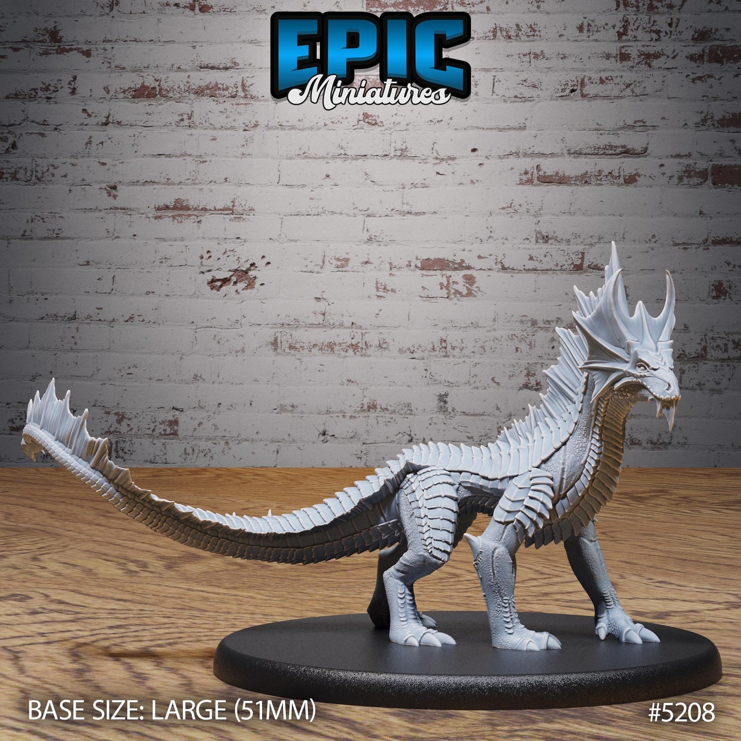 Guard Drake (Large) | #118 - Oriental Fortress - EPIC | Wyrm, Dragon, Drakes, Mount, Saddle, Rock, Attack, Wyvern, Creature