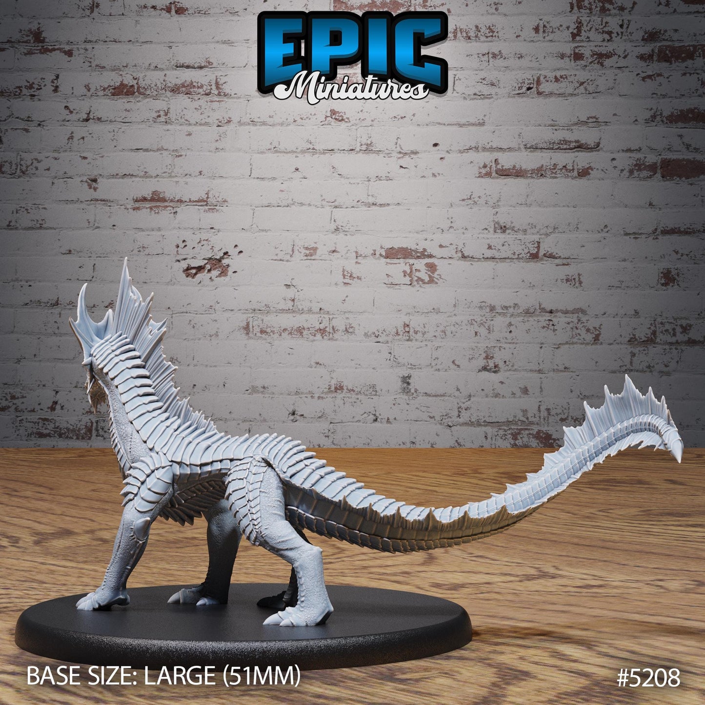 Guard Drake (Large) | #118 - Oriental Fortress - EPIC | Wyrm, Dragon, Drakes, Mount, Saddle, Rock, Attack, Wyvern, Creature