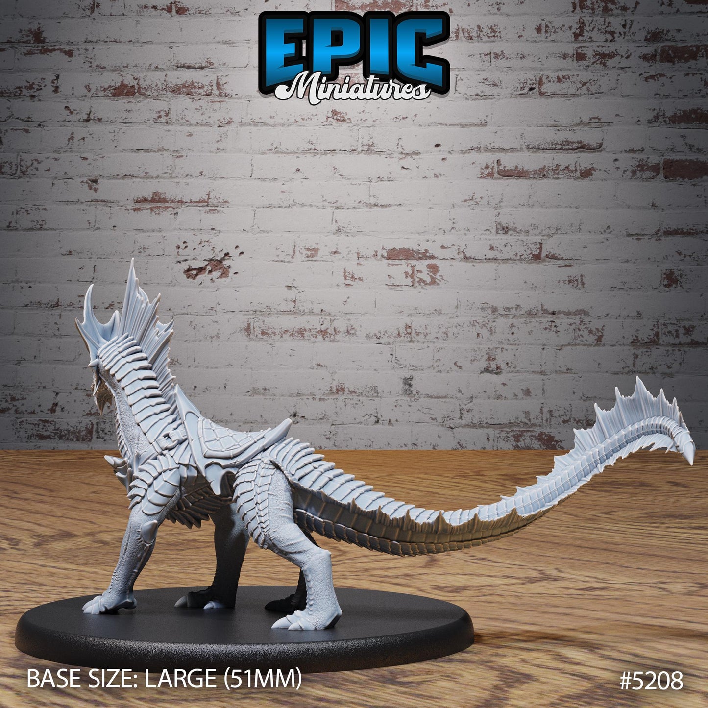 Guard Drake (Large) | #118 - Oriental Fortress - EPIC | Wyrm, Dragon, Drakes, Mount, Saddle, Rock, Attack, Wyvern, Creature