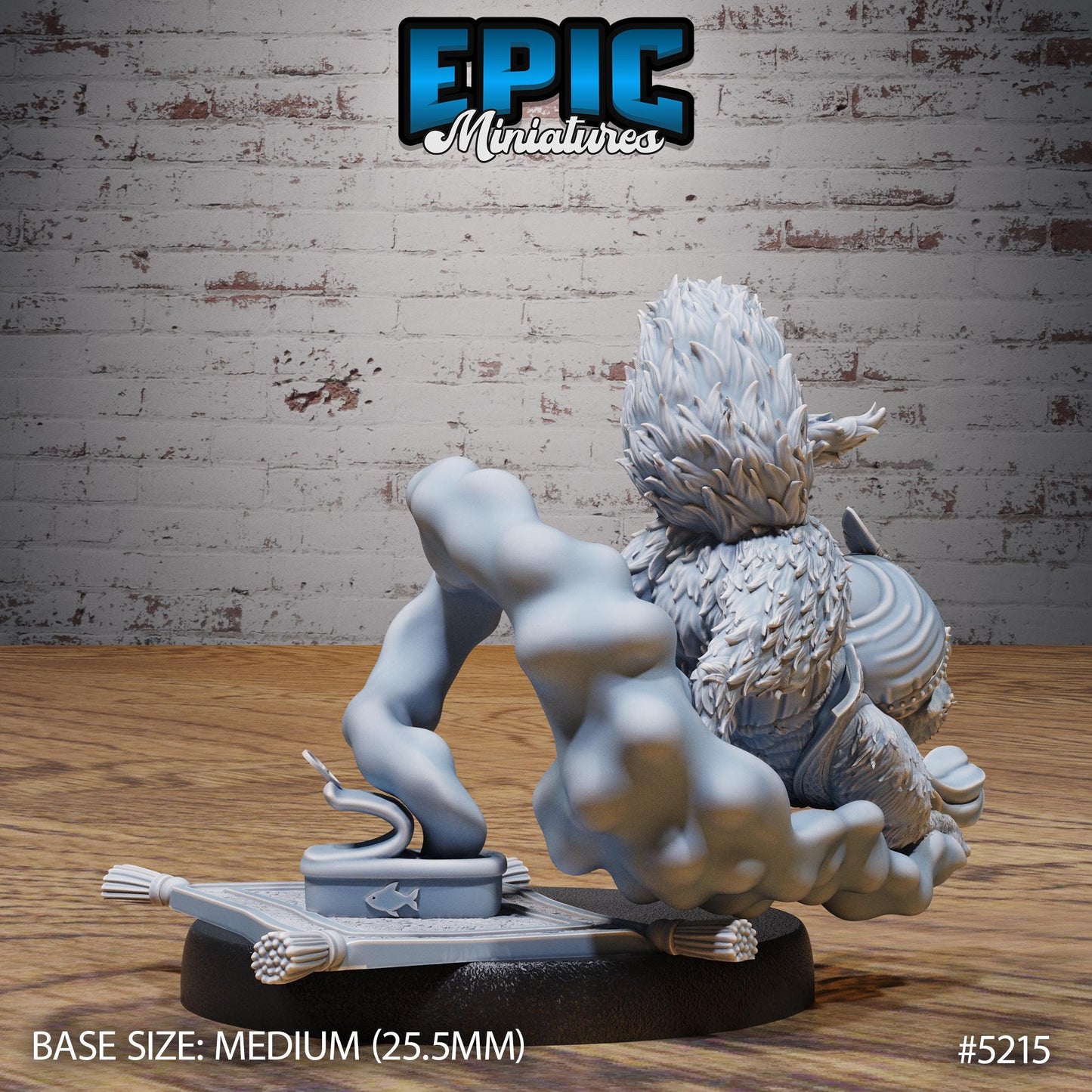 Cat Djinn (Medium) | #118 - Oriental Fortress - EPIC | Cat, Genie, Feline, Creature, Beast, Magic, Lamp, Cute, Cloud, Arabian
