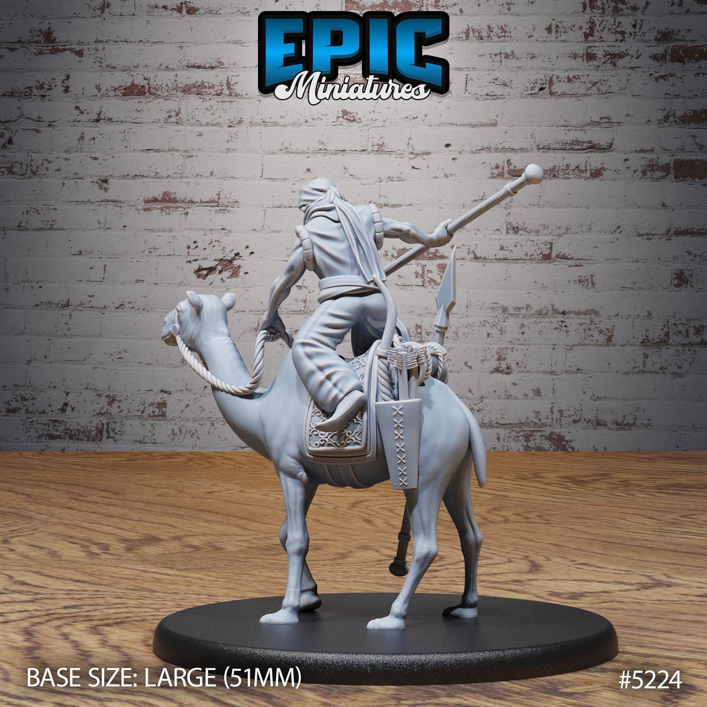Oriental Army B (Medium+Large) |Premium DnD Minis High Quality Resin Miniature| Mage, Dancer, Rider Mount, Arabian Desert Middle East, Camel
