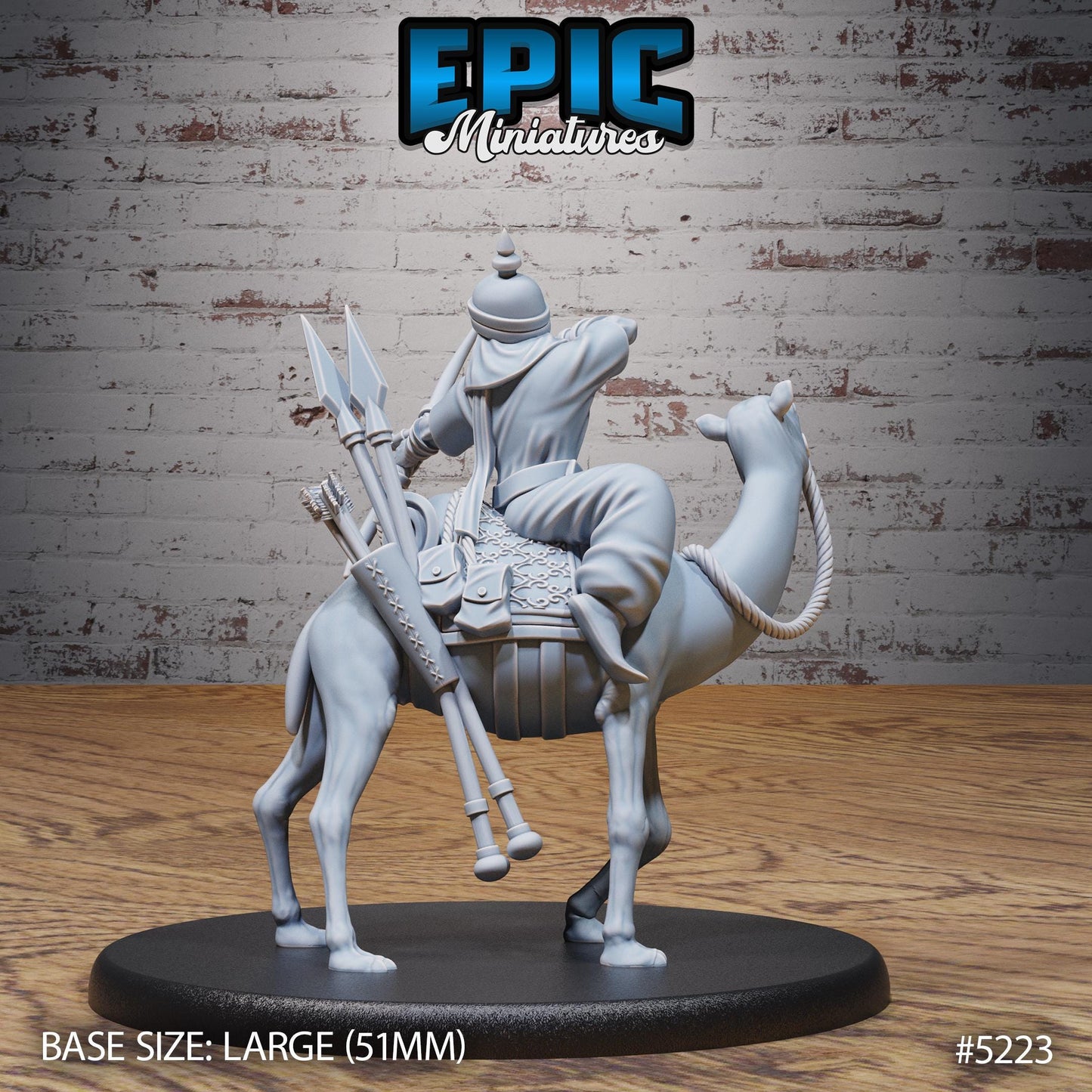 Oriental Army B (Medium+Large) |Premium DnD Minis High Quality Resin Miniature| Mage, Dancer, Rider Mount, Arabian Desert Middle East, Camel