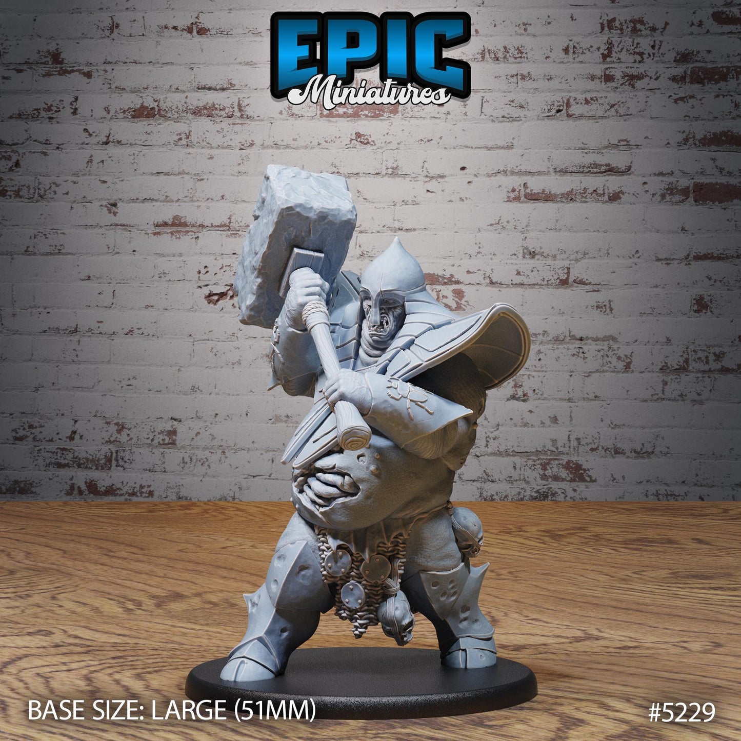 Viziers Abomination (Large) | #118 - Oriental Fortress - EPIC | Male, Evil, Monster, Axes, Hammer, Big, Ugly, Skeleton, Skull