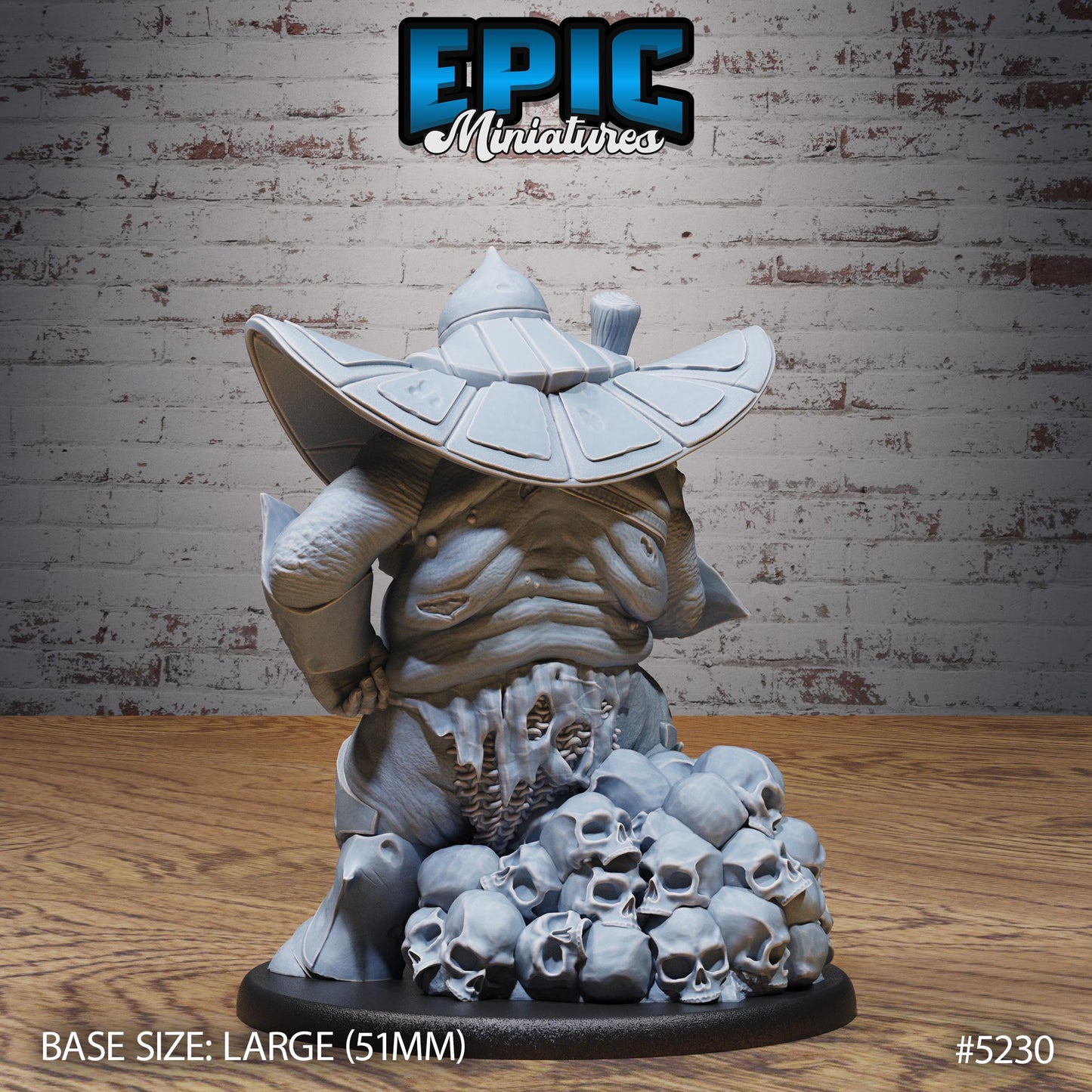 Viziers Abomination (Large) | #118 - Oriental Fortress - EPIC | Male, Evil, Monster, Axes, Hammer, Big, Ugly, Skeleton, Skull