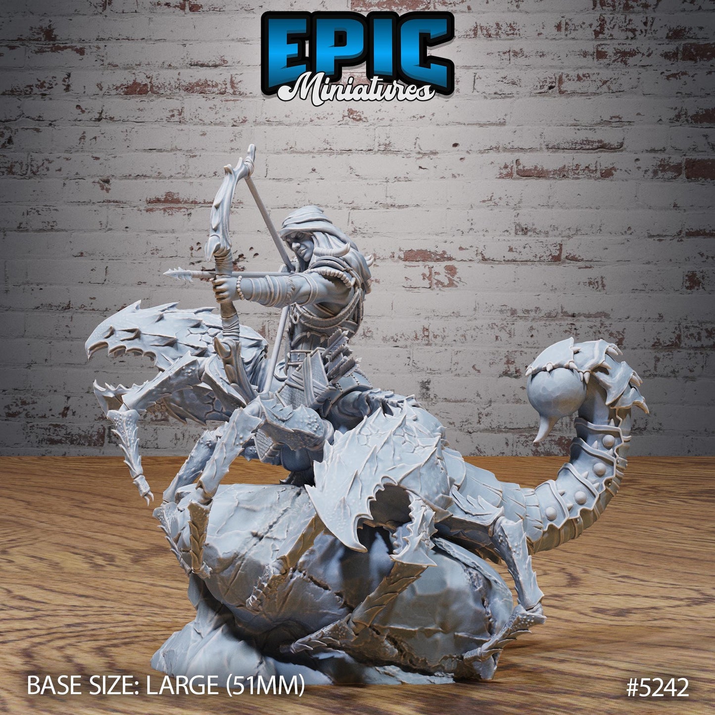 Scorpion Centaur Warrior (Large) | #118 - Oriental Fortress - EPIC | Male, Crab, Spear, Sword, Lobster, Monster, Abomination