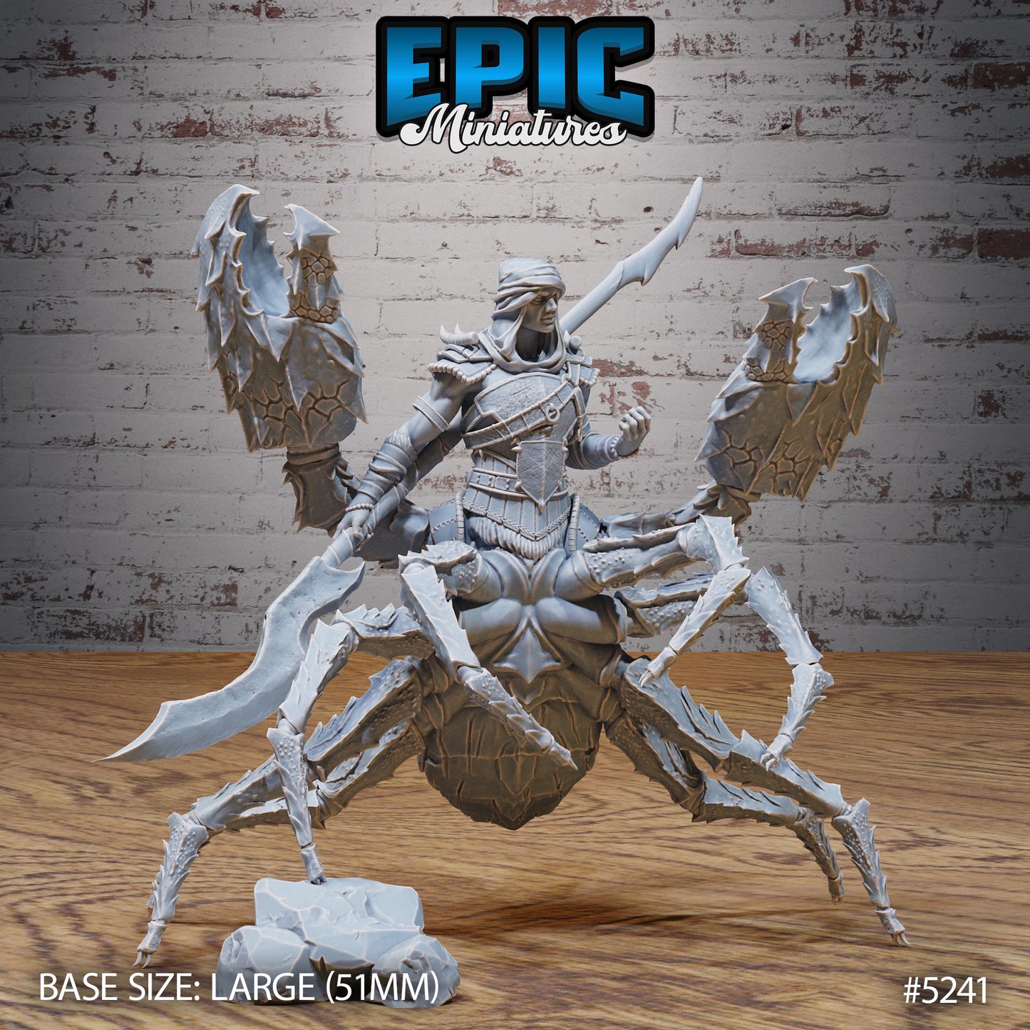 Scorpion Centaur Warrior (Large) | #118 - Oriental Fortress - EPIC | Male, Crab, Spear, Sword, Lobster, Monster, Abomination