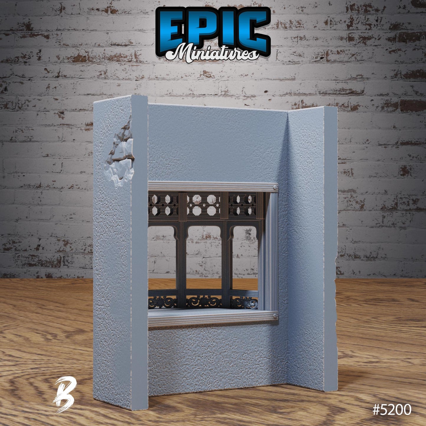 Decorative Elements | Premium DnD Minis High Quality Resin Miniature | City, Windows, Doors, Balcony, Stairs, Broken, Scatter, Roof, Door