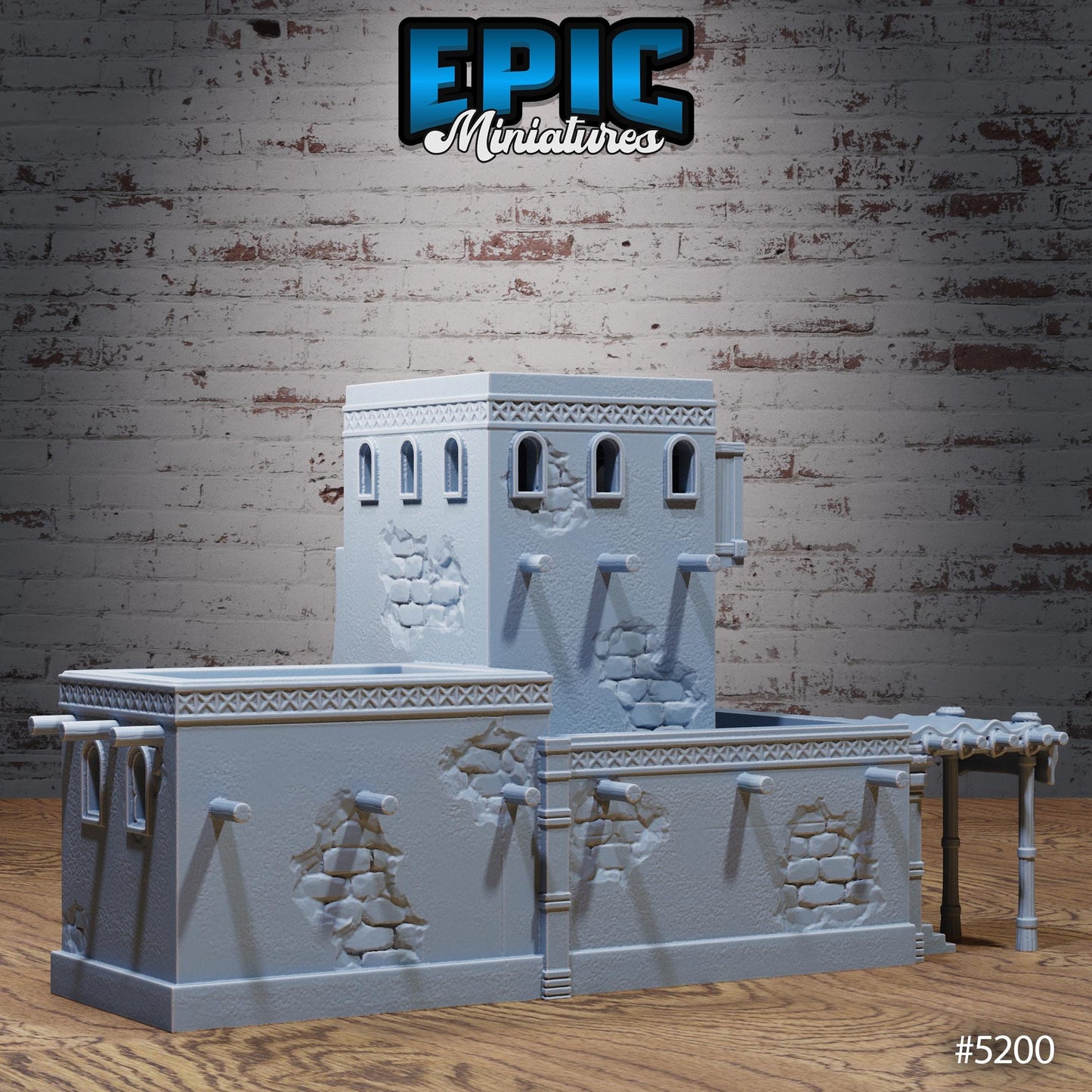 Oriental Building v1 | #118 - Oriental Fortress - EPIC | House, Store, Structure, Shopping, Awning, Eastern, Market, Town