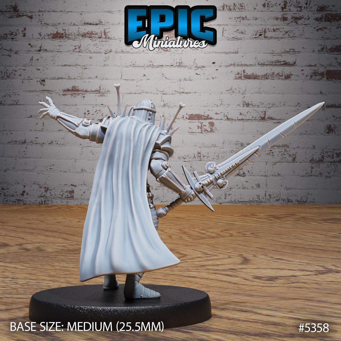 Necro Knight (Medium) | #121 - Bloody Night | EPIC Miniatures | High Quality Premium Resin