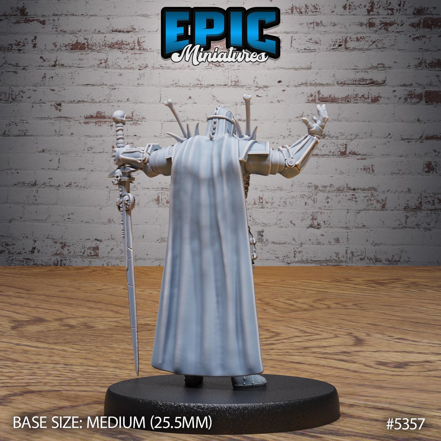 Necro Knight (Medium) | #121 - Bloody Night | EPIC Miniatures | High Quality Premium Resin