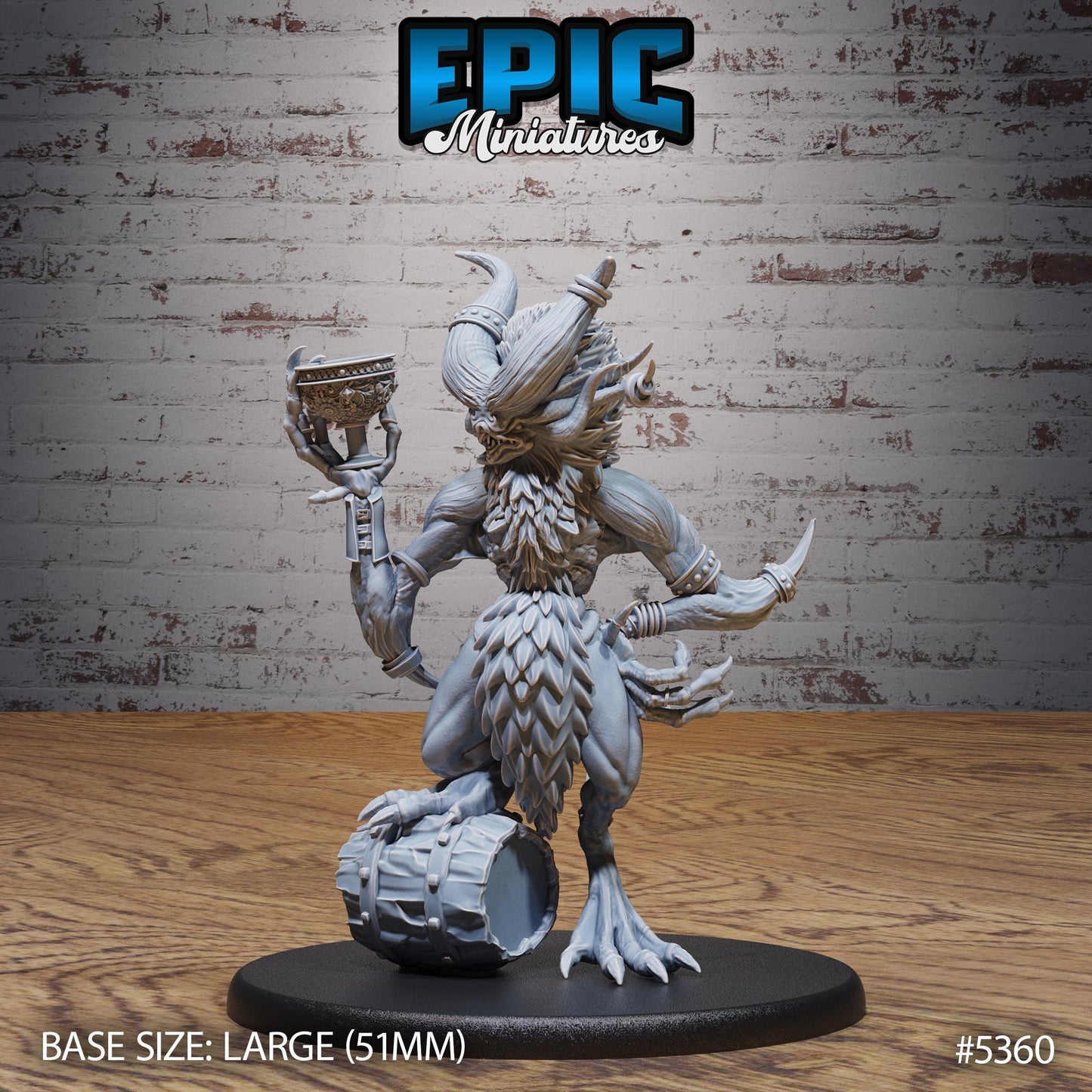 Katakan Vampire (Large) | #121 - Bloody Night | EPIC Miniatures | High Quality Premium Resin