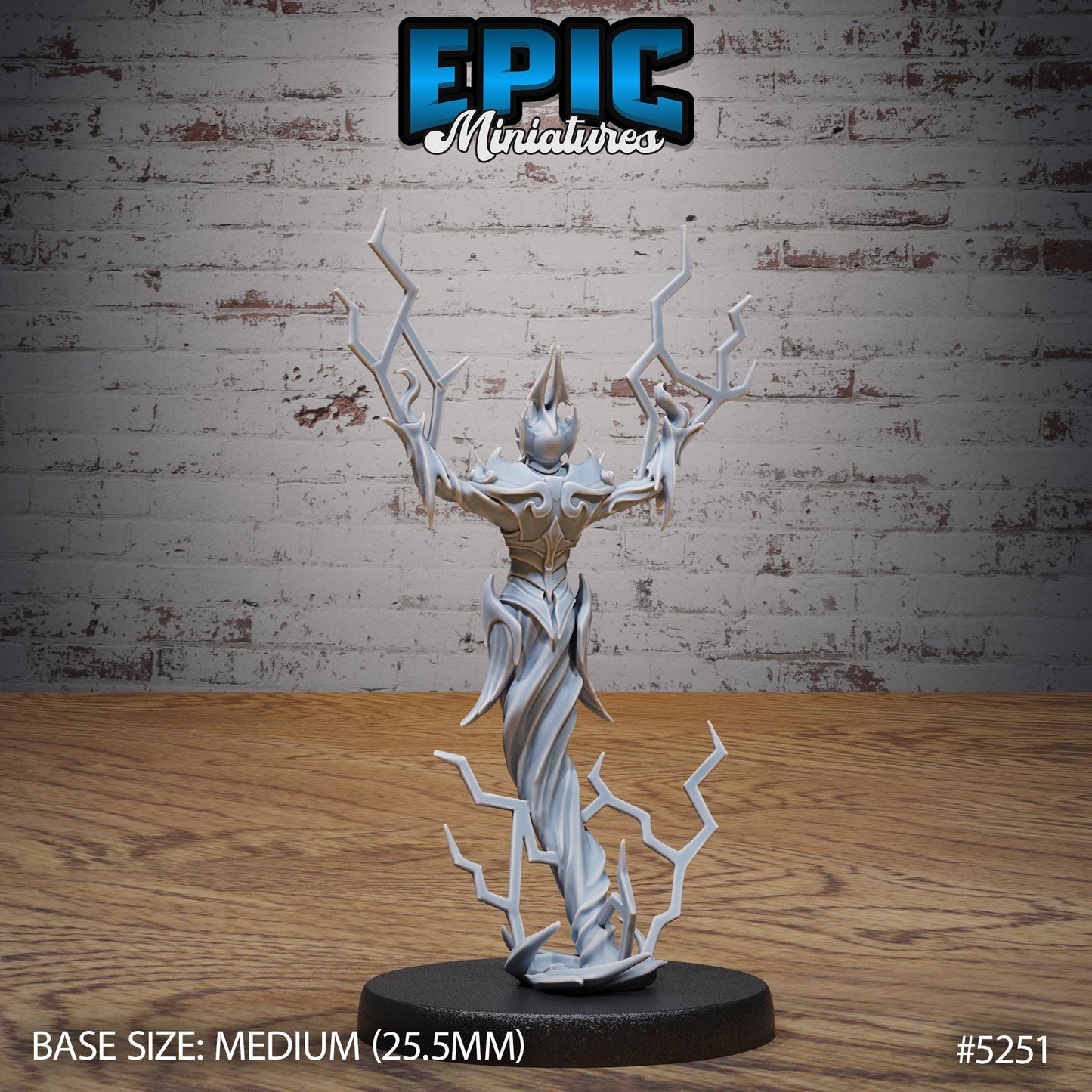 Myrmidon Air (Medium) | #119 - Ancient Nature EPIC Miniatures | High Quality Premium Resin | Elemental, Tornado, Archons