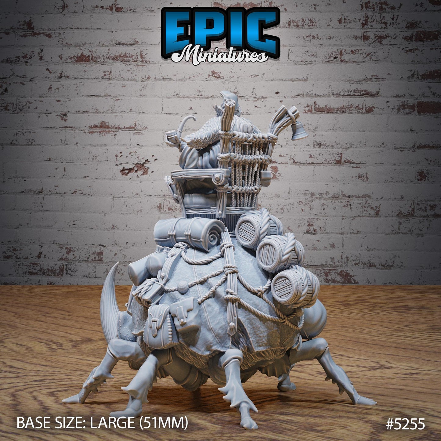 Giant Beetle Mount (Large) | #119 - Ancient Nature EPIC Miniatures | High Quality Premium Resin | Bug, Riding, Tamer, Druid, Insect
