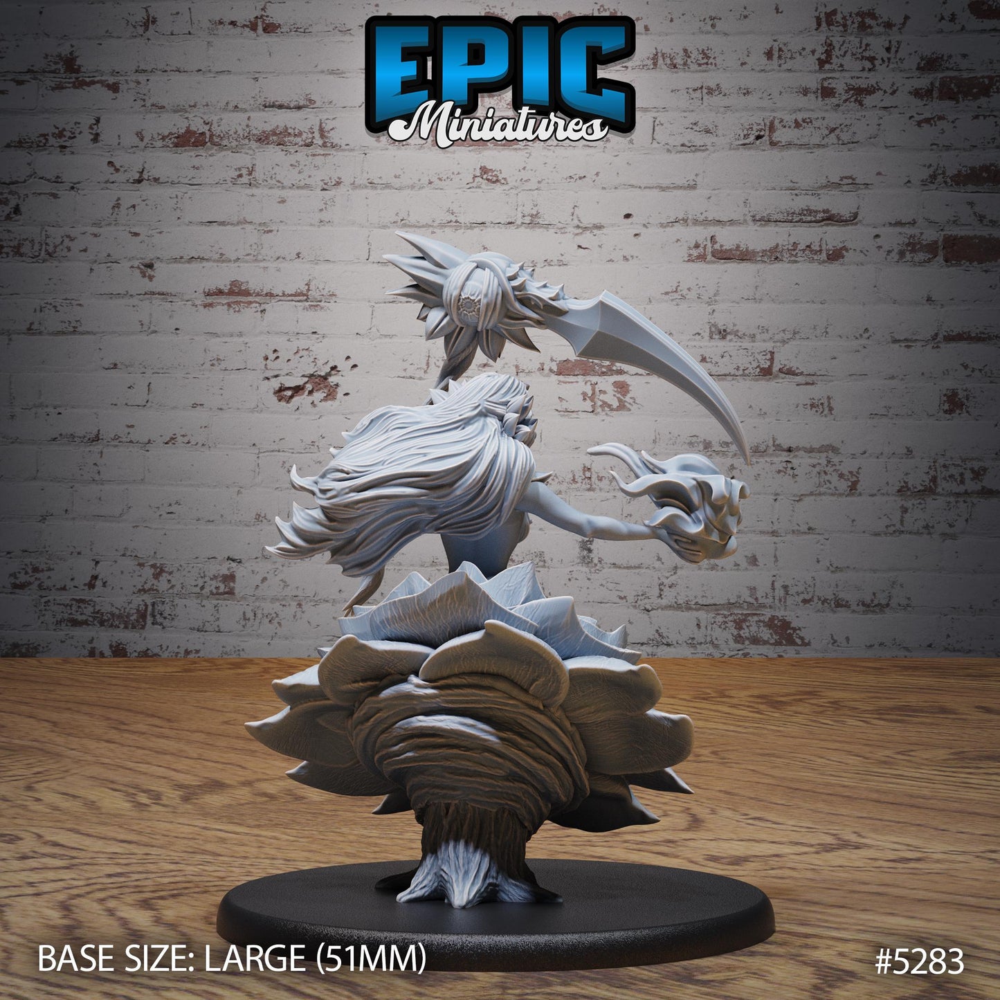 Forest Alraune (Large) | #119 - Ancient Nature EPIC Miniatures | High Quality Premium Resin | Plant Woman, Female, Creature, Beast, Petal