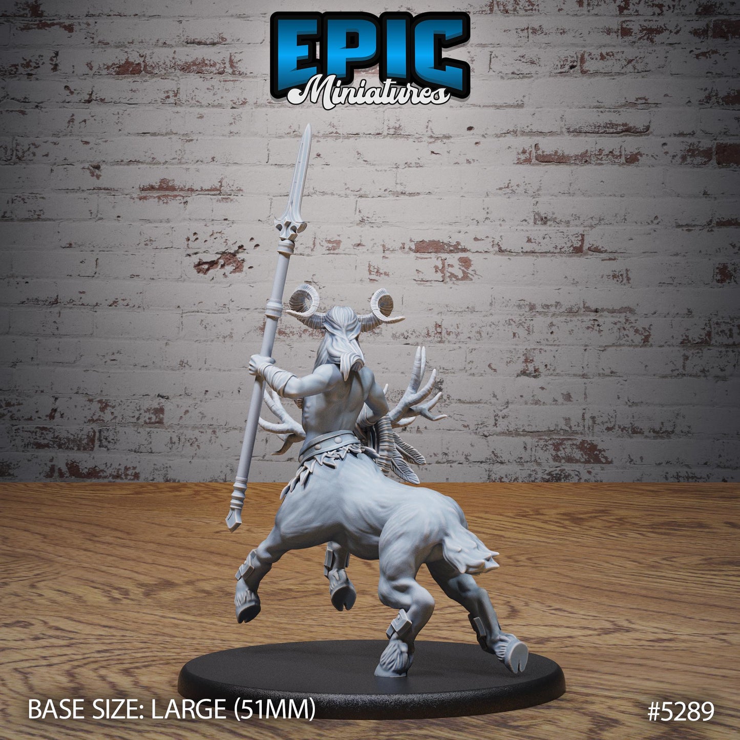 Faun Centaur (Large) | #119 - Ancient Nature EPIC Miniatures | High Quality Premium Resin | Female, Satyr, Ranger, Druid, Woman, Fey