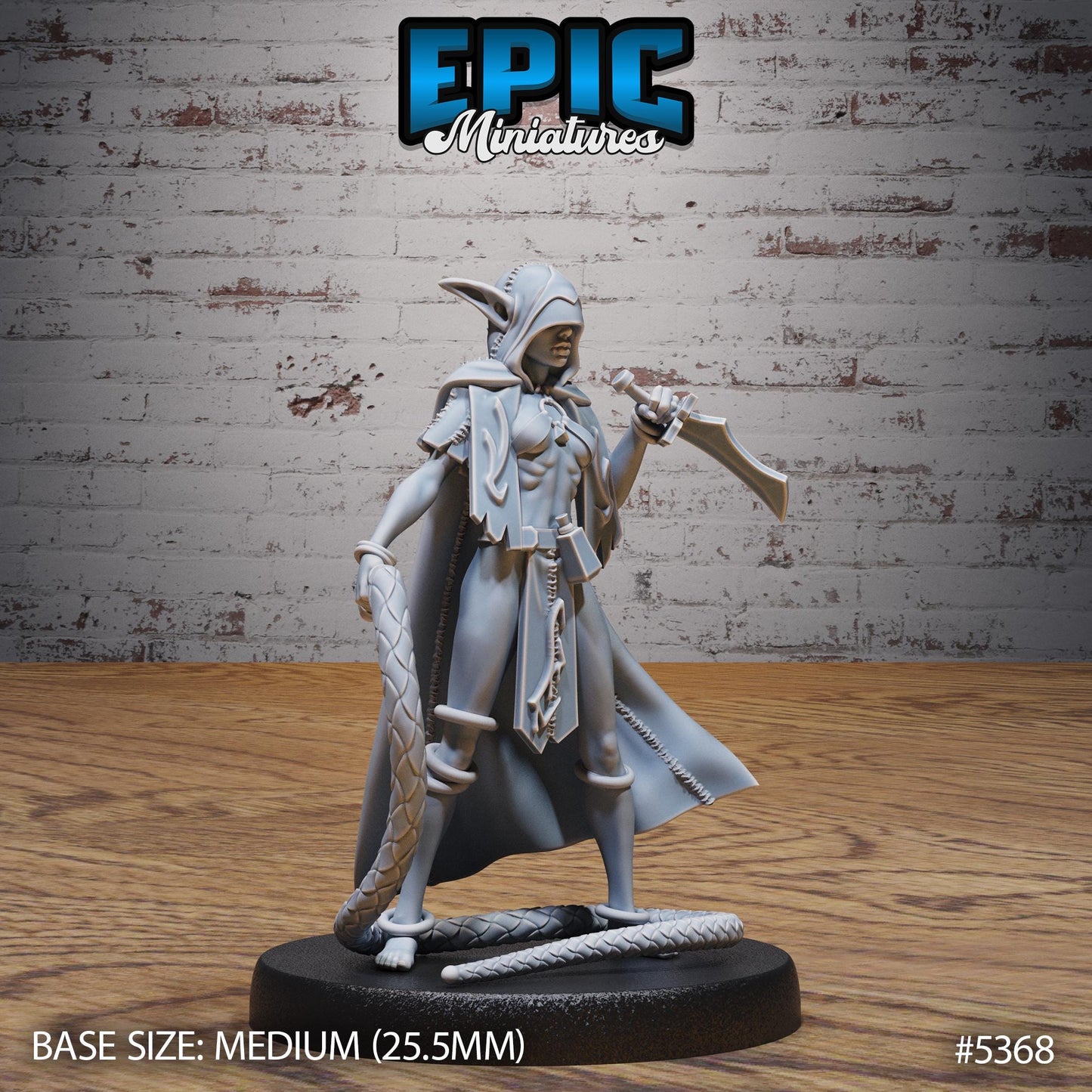 Elf Vampire Lady v2 (Medium) | #121 - Bloody Knight | EPIC Miniatures | High Quality Premium Resin
