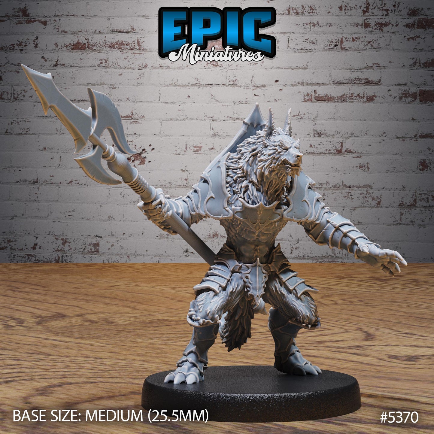 Werewolf Warrior (Medium) | #121 - Bloody Night | EPIC Miniatures | High Quality Premium Resin