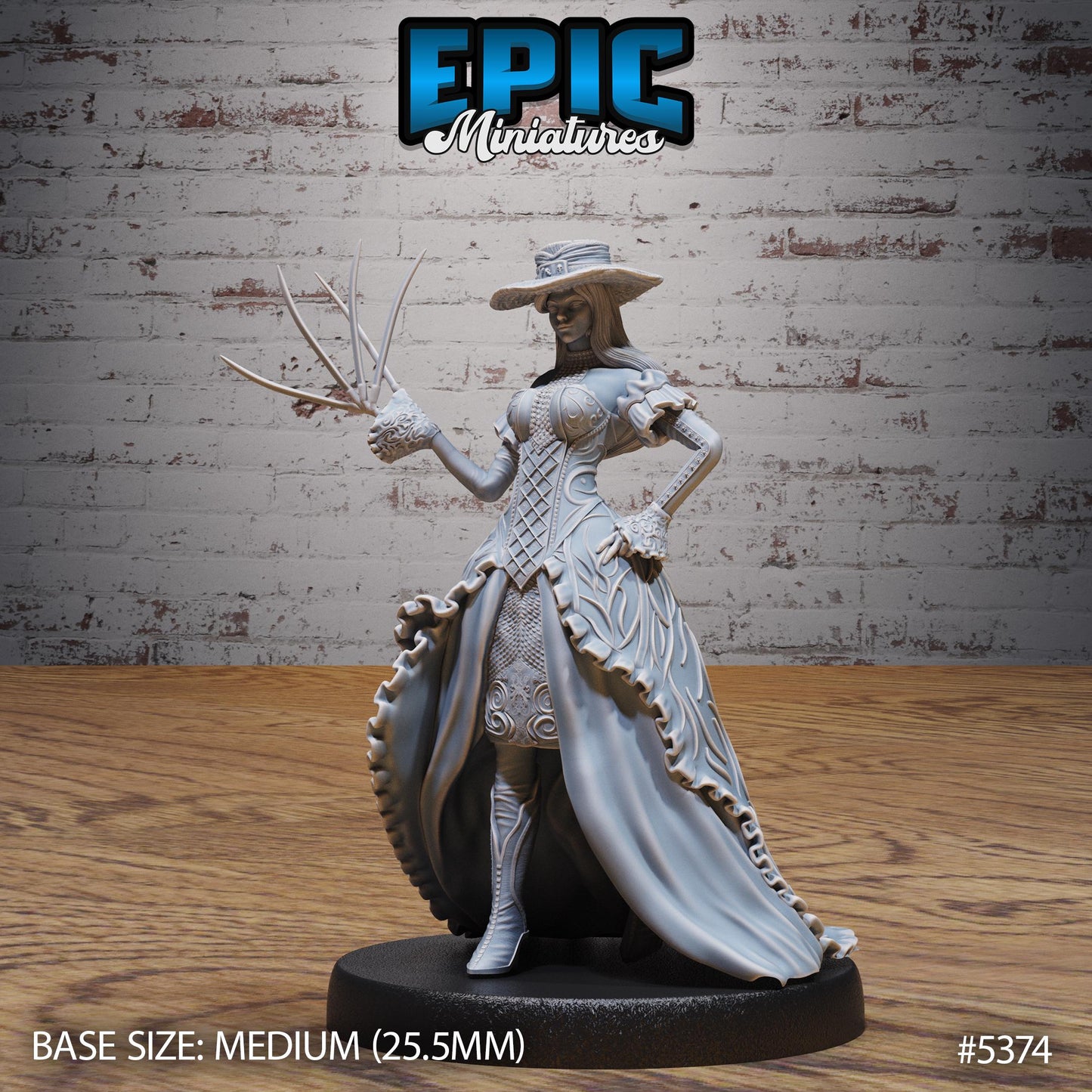Royal Vampire Lady (Medium) | #121 - Bloody Night | EPIC Miniatures | High Quality Premium Resin