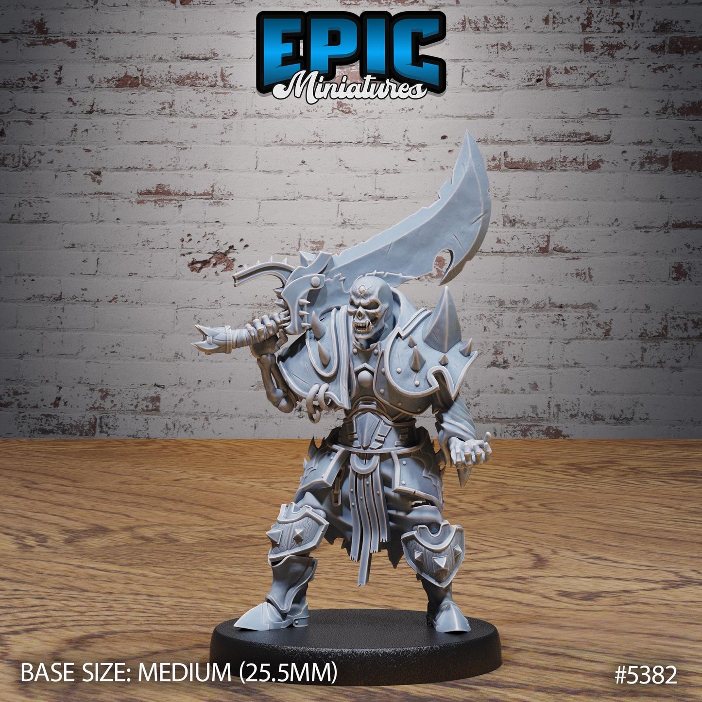 Skeleton Heavy Gladiator v1 (Medium) | #121 - Bloody Night | EPIC Miniatures | High Quality Premium Resin