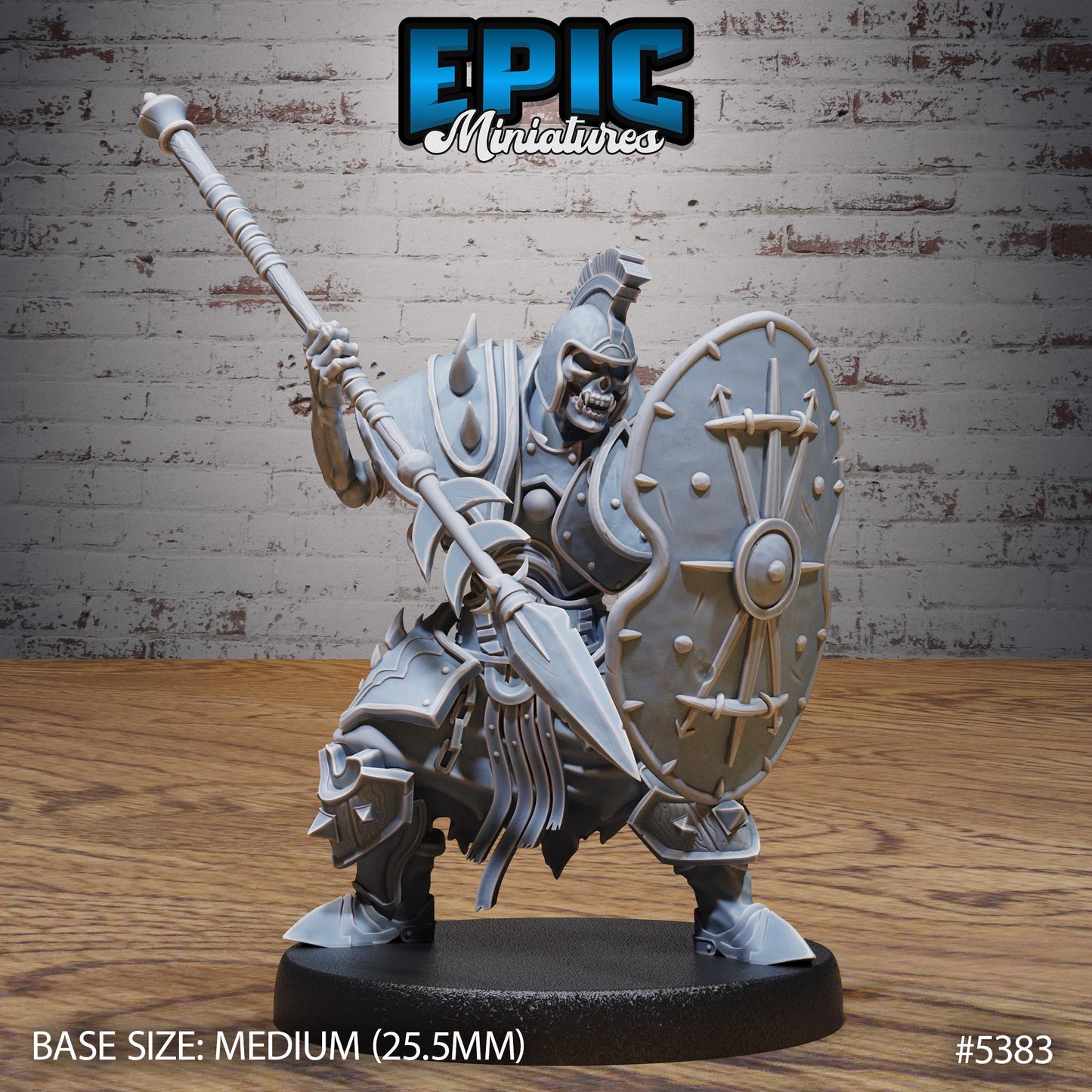 Skeleton Heavy Gladiator v2 (Medium) | #121 - Bloody Night | EPIC Miniatures | High Quality Premium Resin