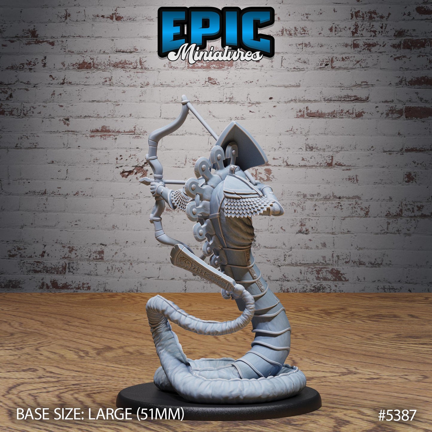 Death Serpent (Large) | #121 - Bloody Night | EPIC Miniatures | High Quality Premium Resin