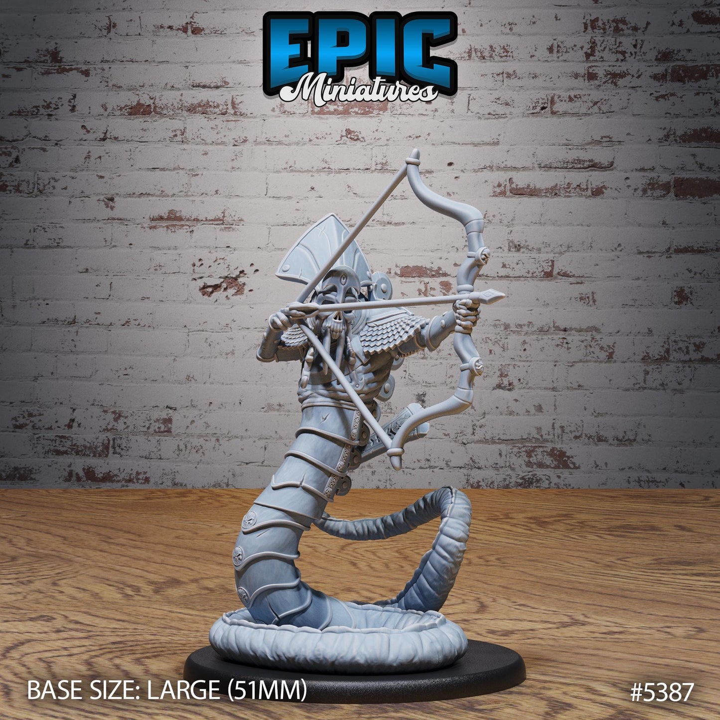 Death Serpent (Large) | #121 - Bloody Night | EPIC Miniatures | High Quality Premium Resin