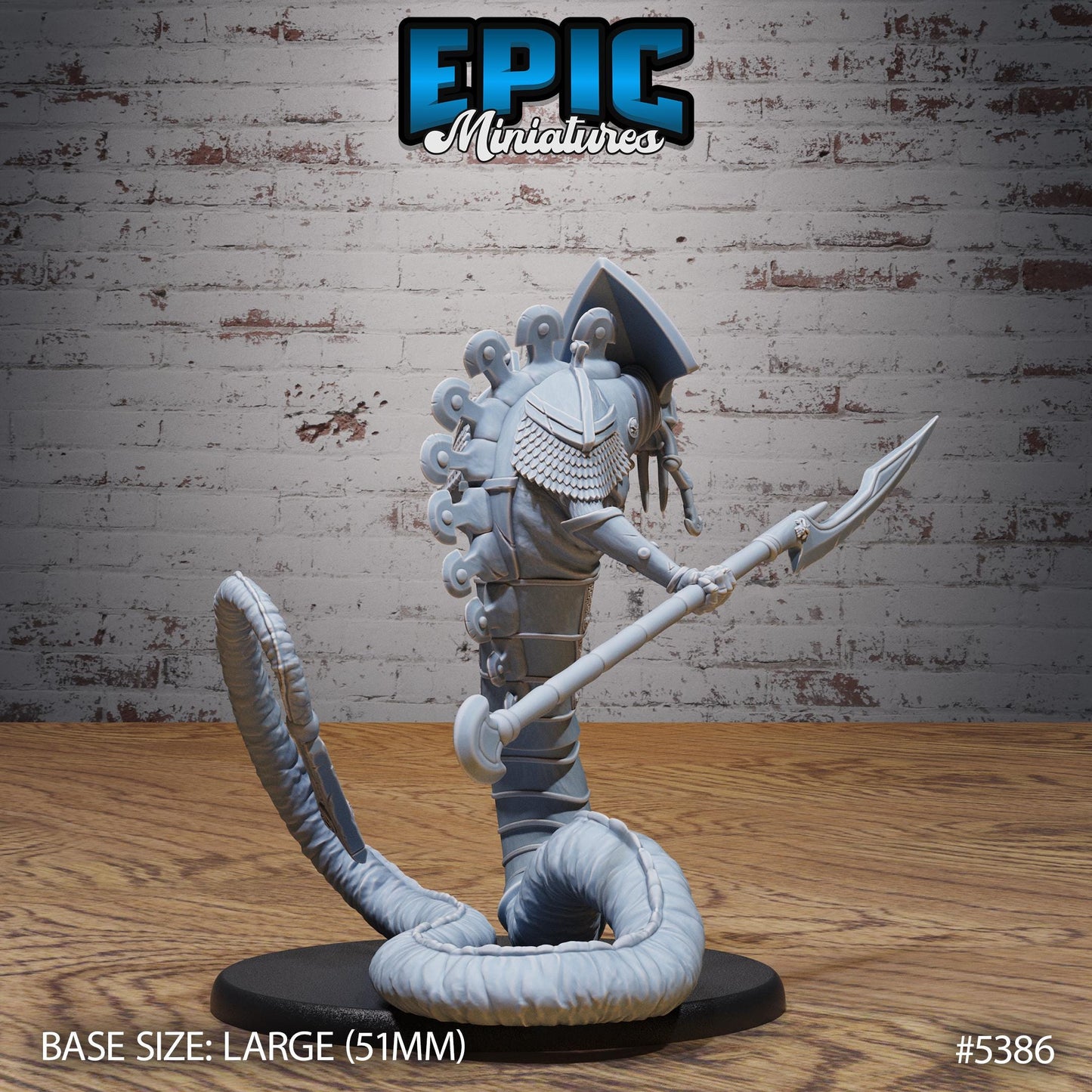 Death Serpent (Large) | #121 - Bloody Night | EPIC Miniatures | High Quality Premium Resin