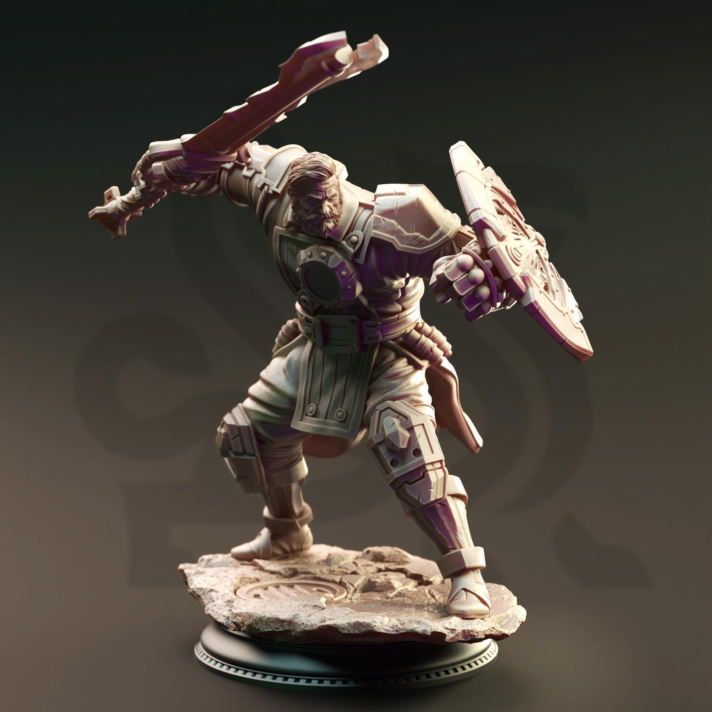 Brandyn Broadoak - Baldurian Enforcer | Cogs of Revolution | DM STASH | High Quality Resin
