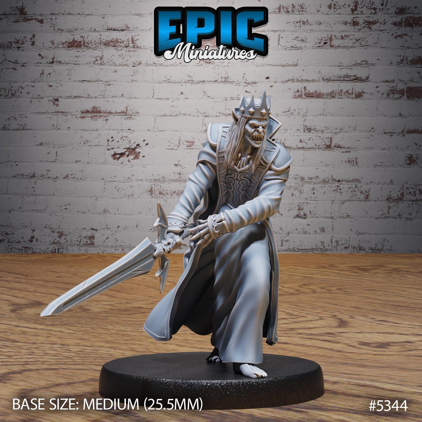 Vampire King (Medium) | #121 - Bloody Night | EPIC Miniatures | High Quality Premium Resin
