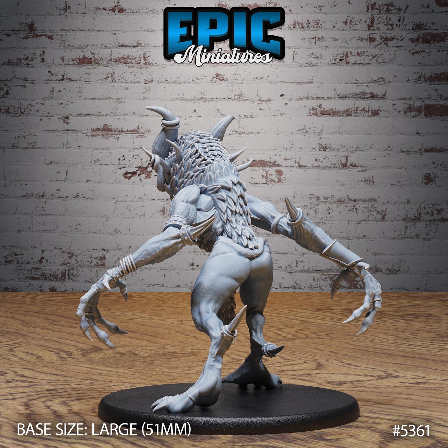 Katakan Vampire (Large) | #121 - Bloody Night | EPIC Miniatures | High Quality Premium Resin