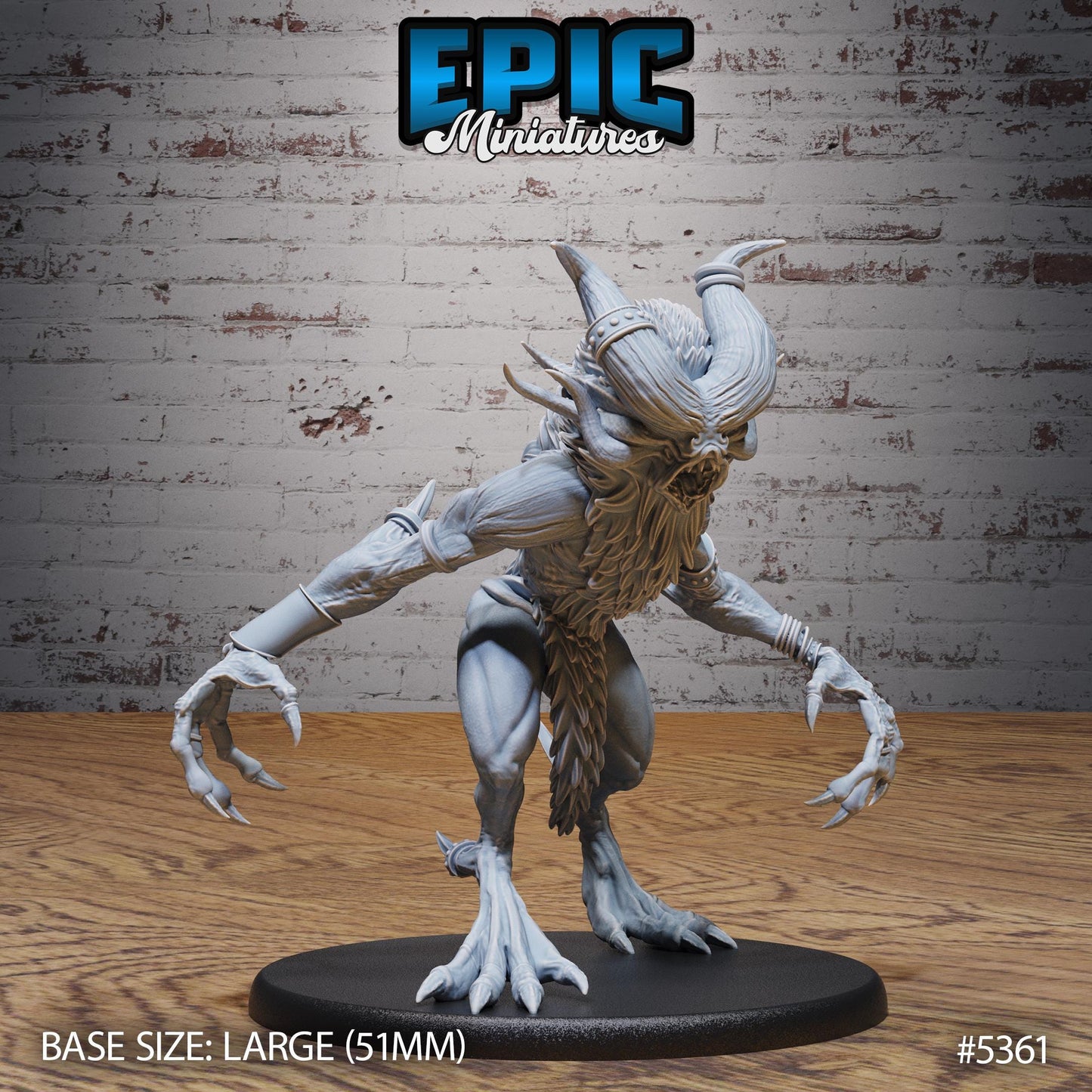 Katakan Vampire (Large) | #121 - Bloody Night | EPIC Miniatures | High Quality Premium Resin