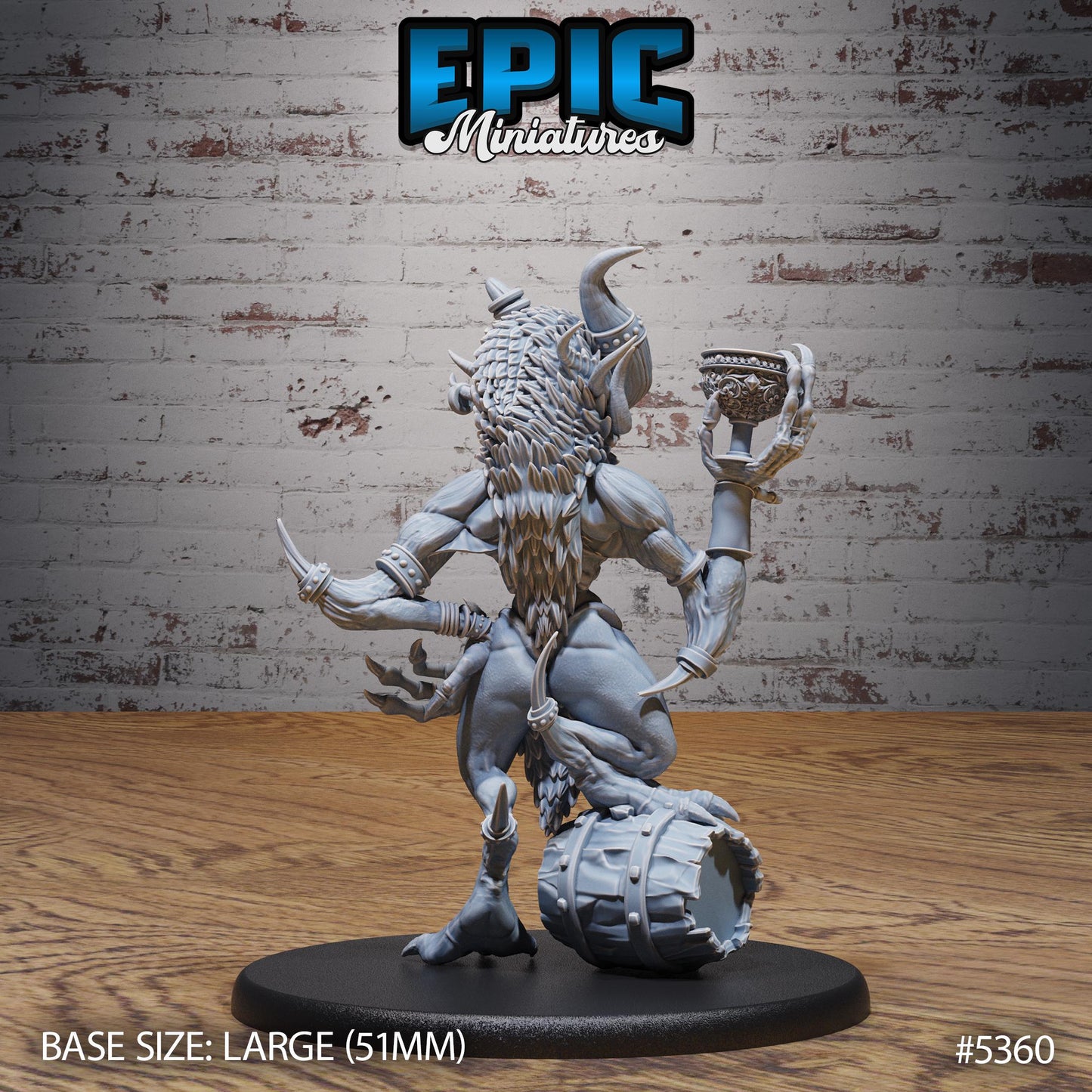 Katakan Vampire (Large) | #121 - Bloody Night | EPIC Miniatures | High Quality Premium Resin