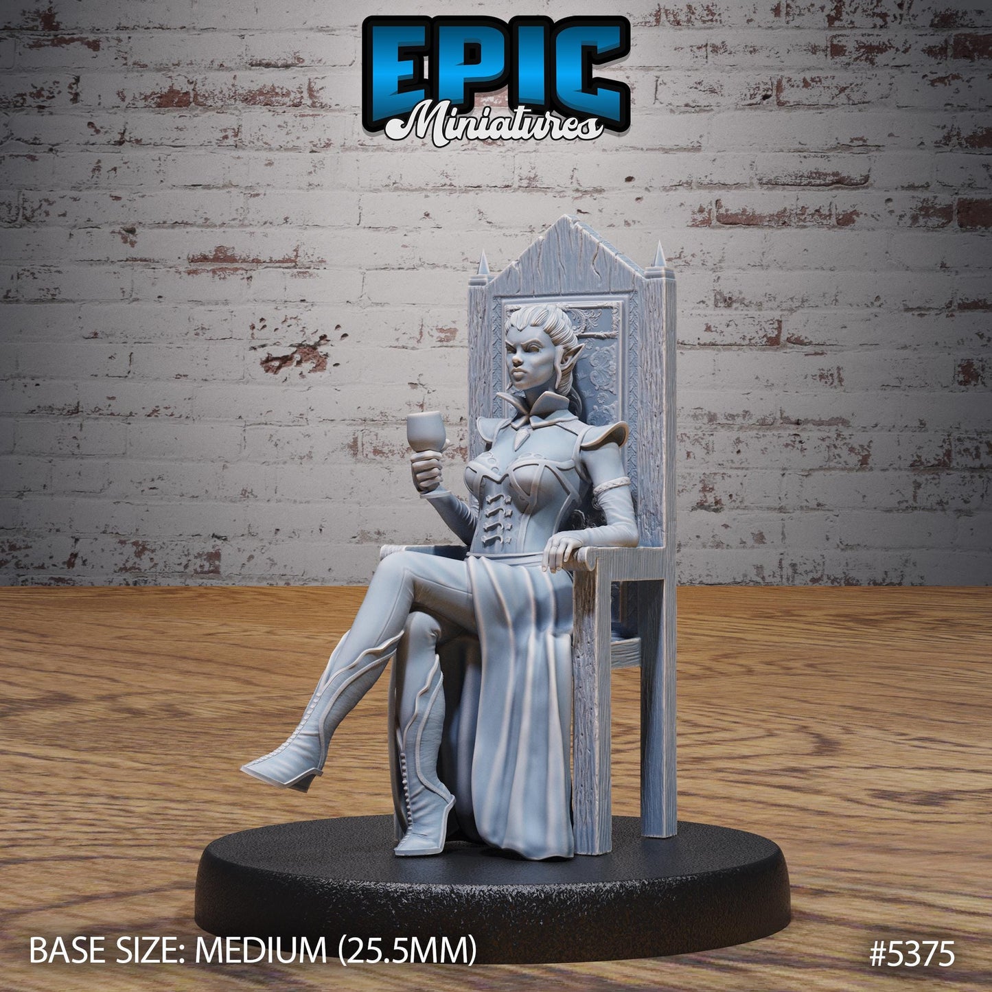 Royal Vampire Lady (Medium) | #121 - Bloody Night | EPIC Miniatures | High Quality Premium Resin