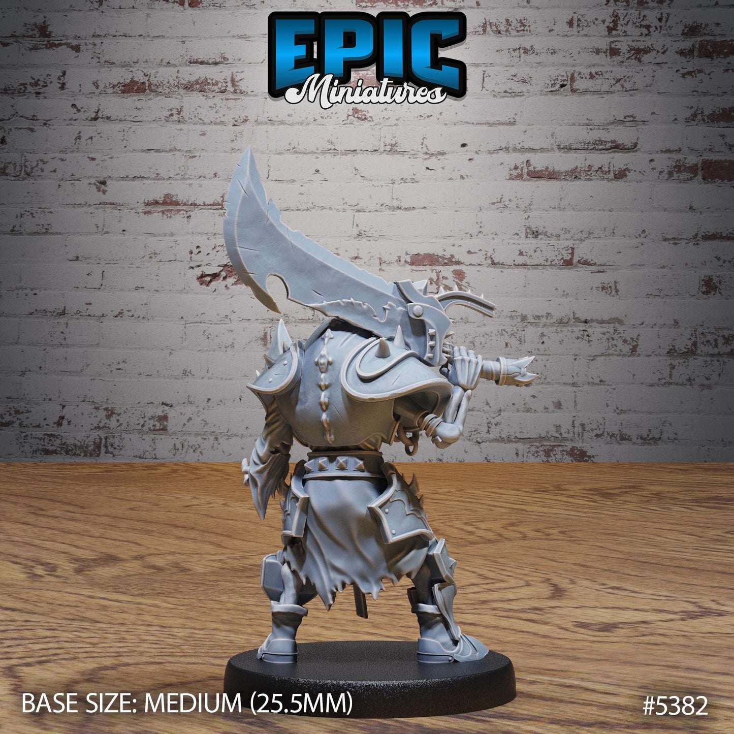 Skeleton Heavy Gladiator v1 (Medium) | #121 - Bloody Night | EPIC Miniatures | High Quality Premium Resin