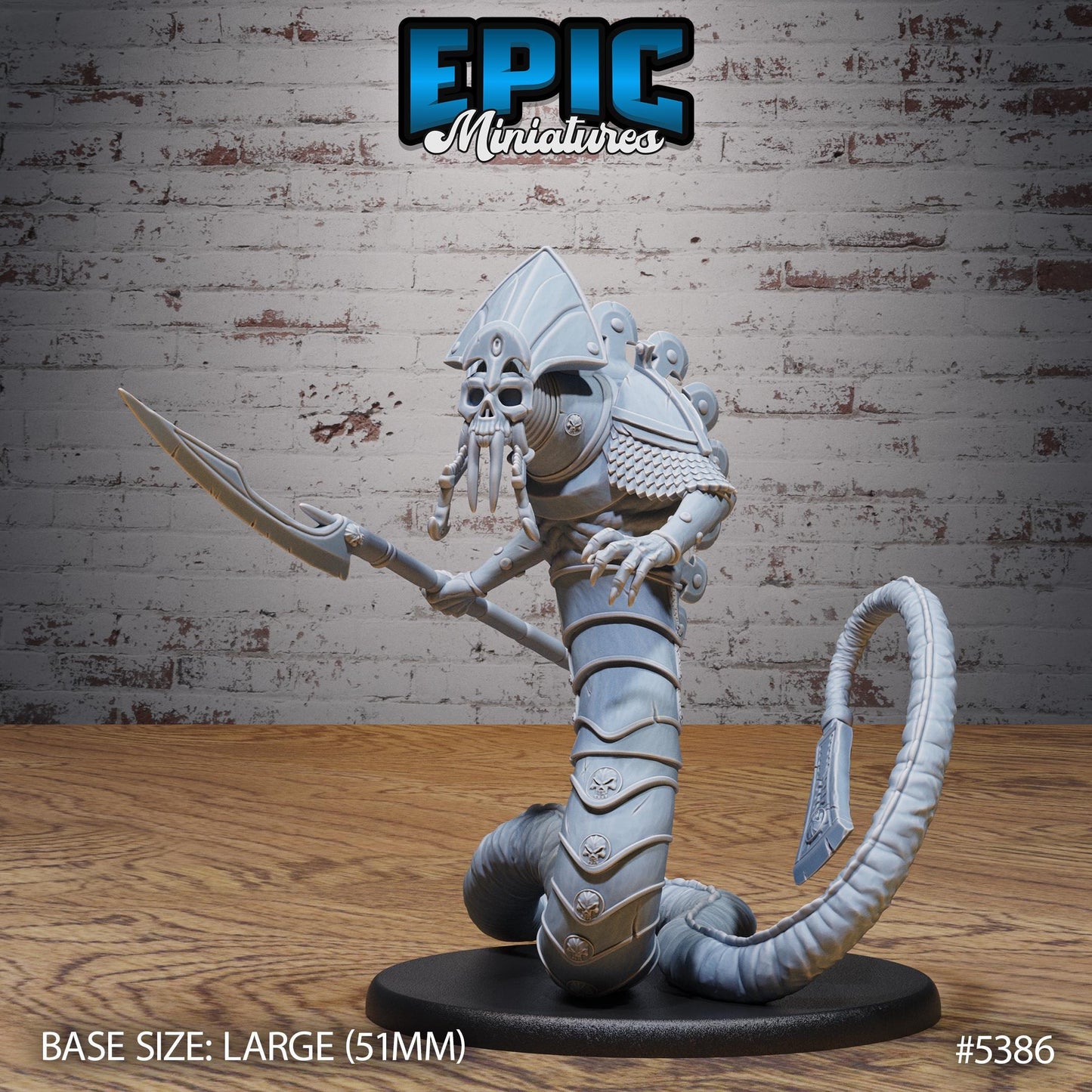 Death Serpent (Large) | #121 - Bloody Night | EPIC Miniatures | High Quality Premium Resin