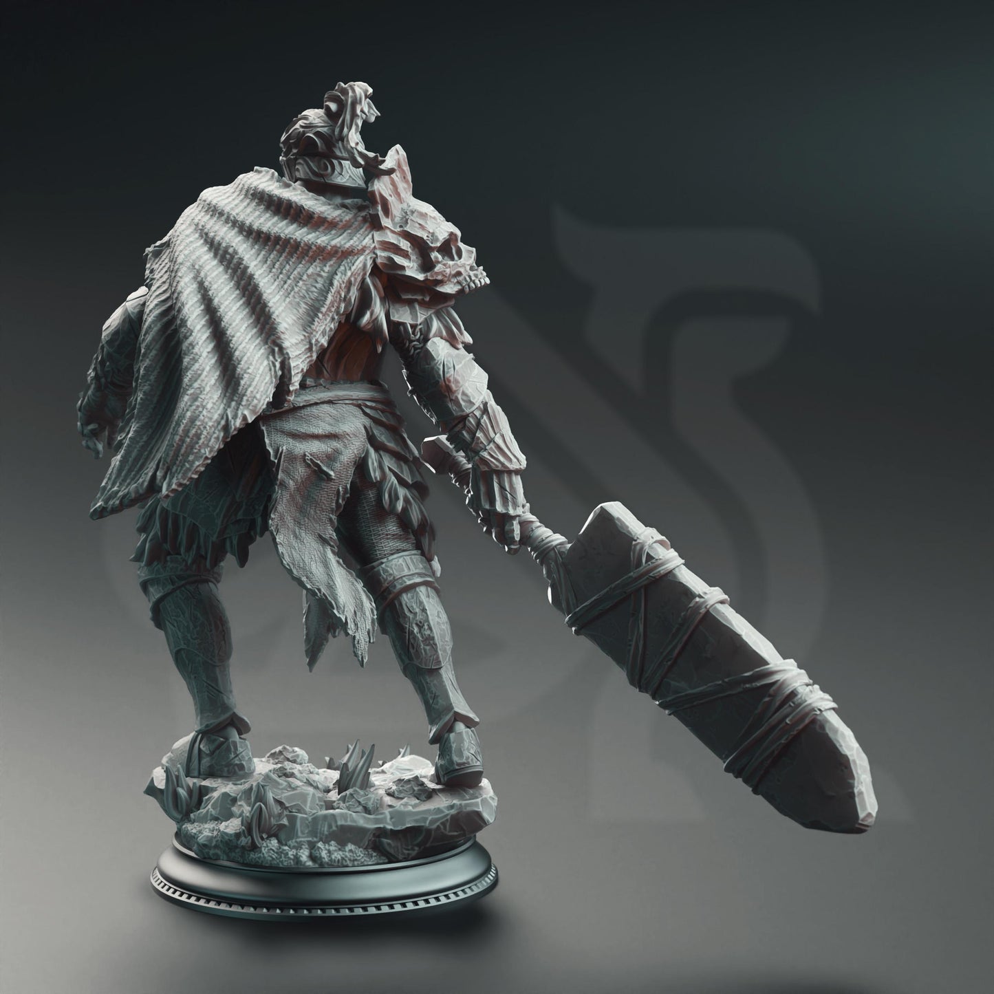 Buderim Shakes-the-Ground - Colossal Executioner | A Grim Siege | DM STASH | High Quality Resin | Barbarian, Knight, Armor, Chainmail