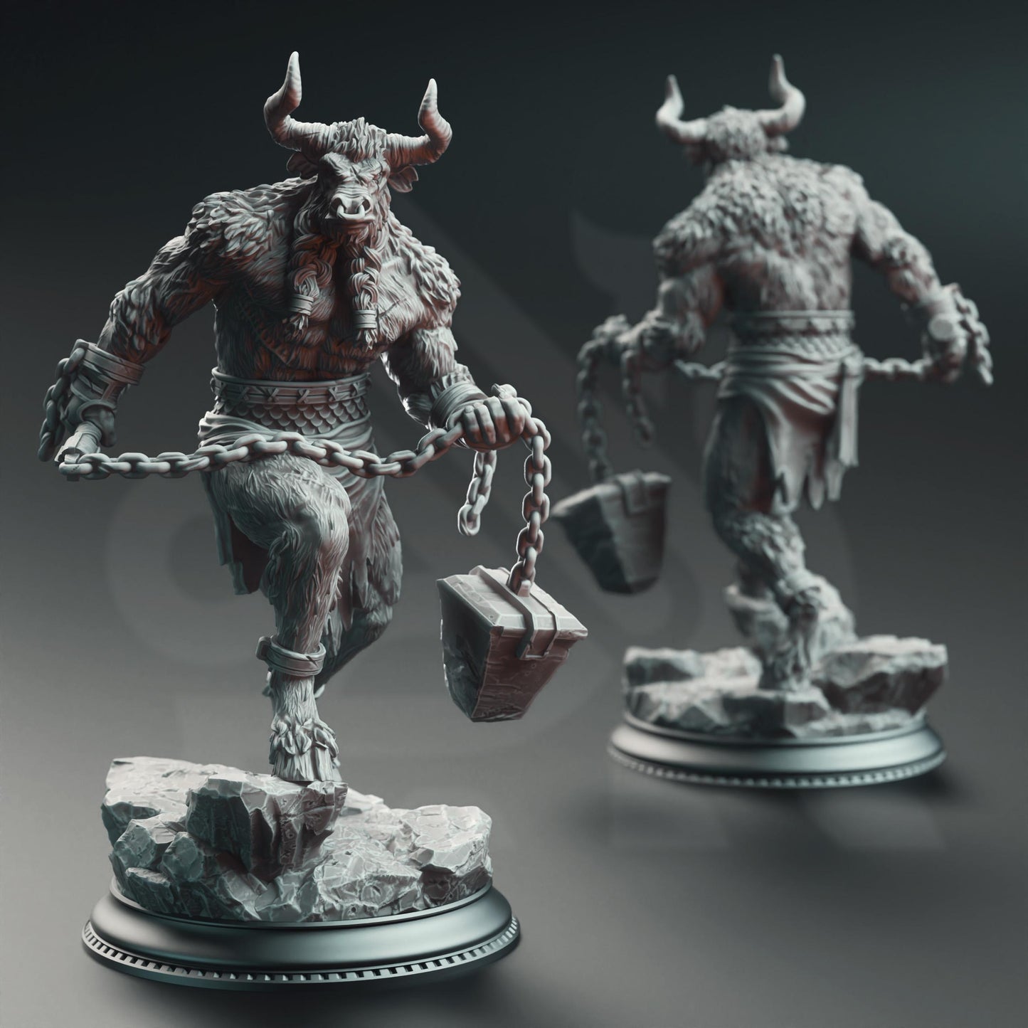 Minotaurs of the Labyrinth's Depths | A Grim Siege | DM STASH | High Quality Resin