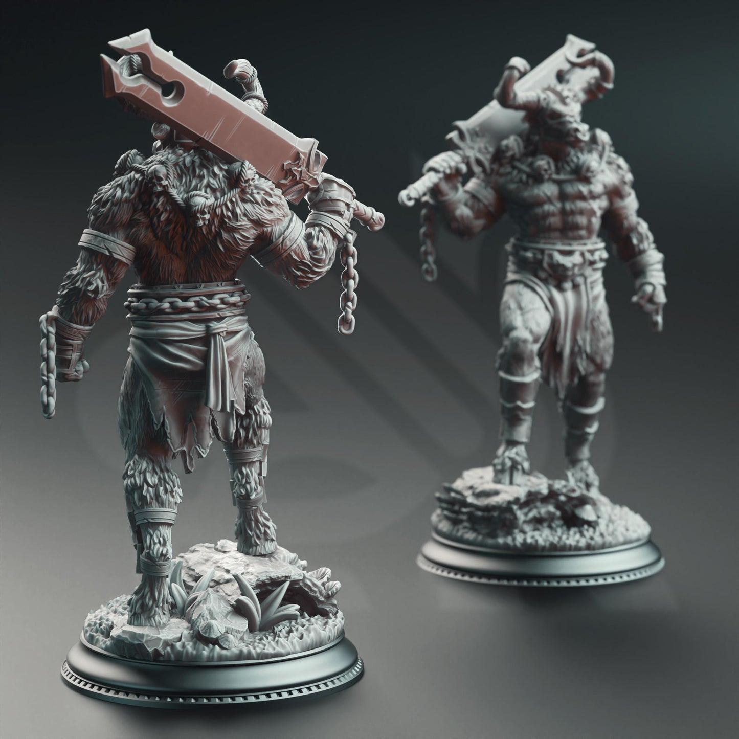 Minotaurs of the Labyrinth's Depths | A Grim Siege | DM STASH | High Quality Resin