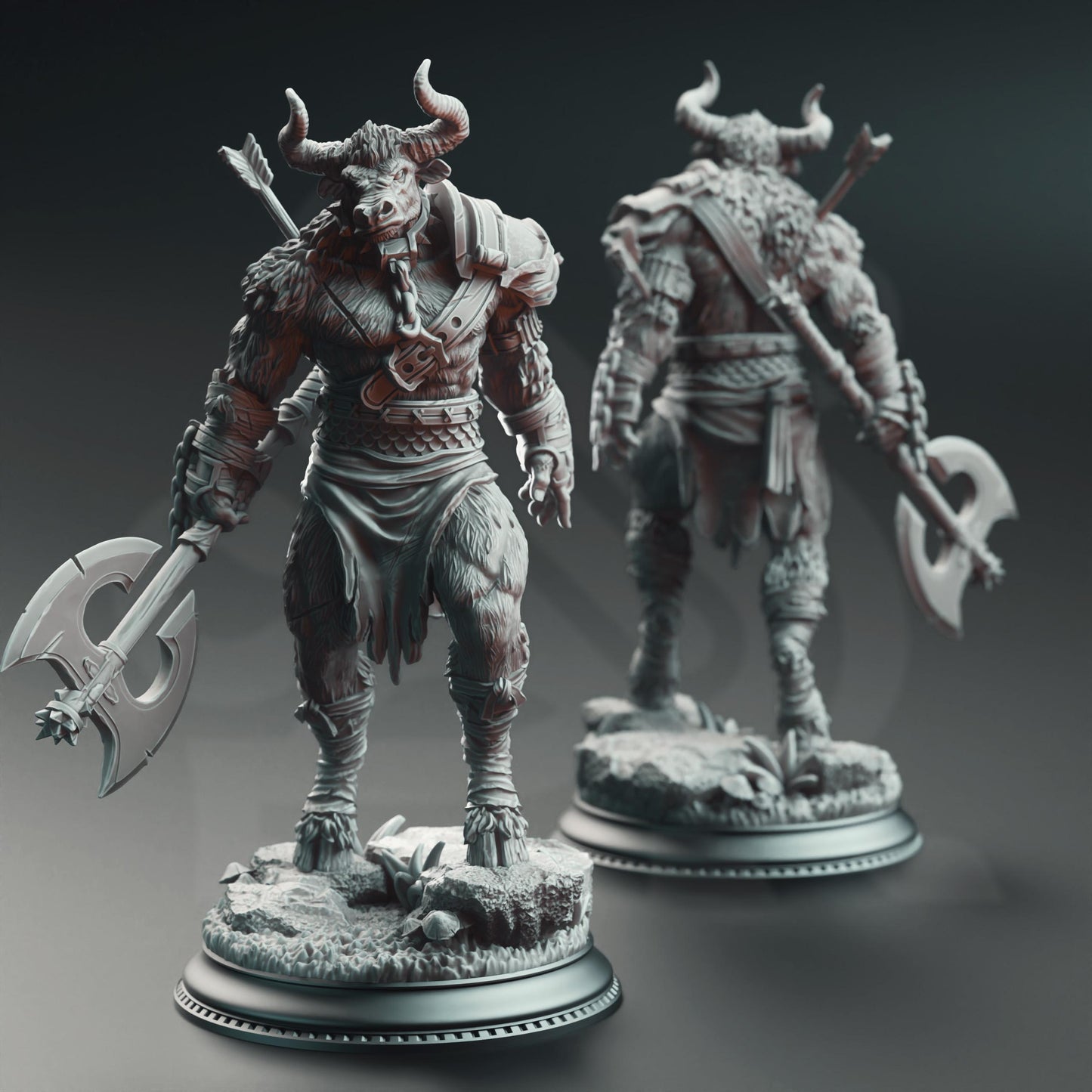 Minotaurs of the Labyrinth's Depths | A Grim Siege | DM STASH | High Quality Resin