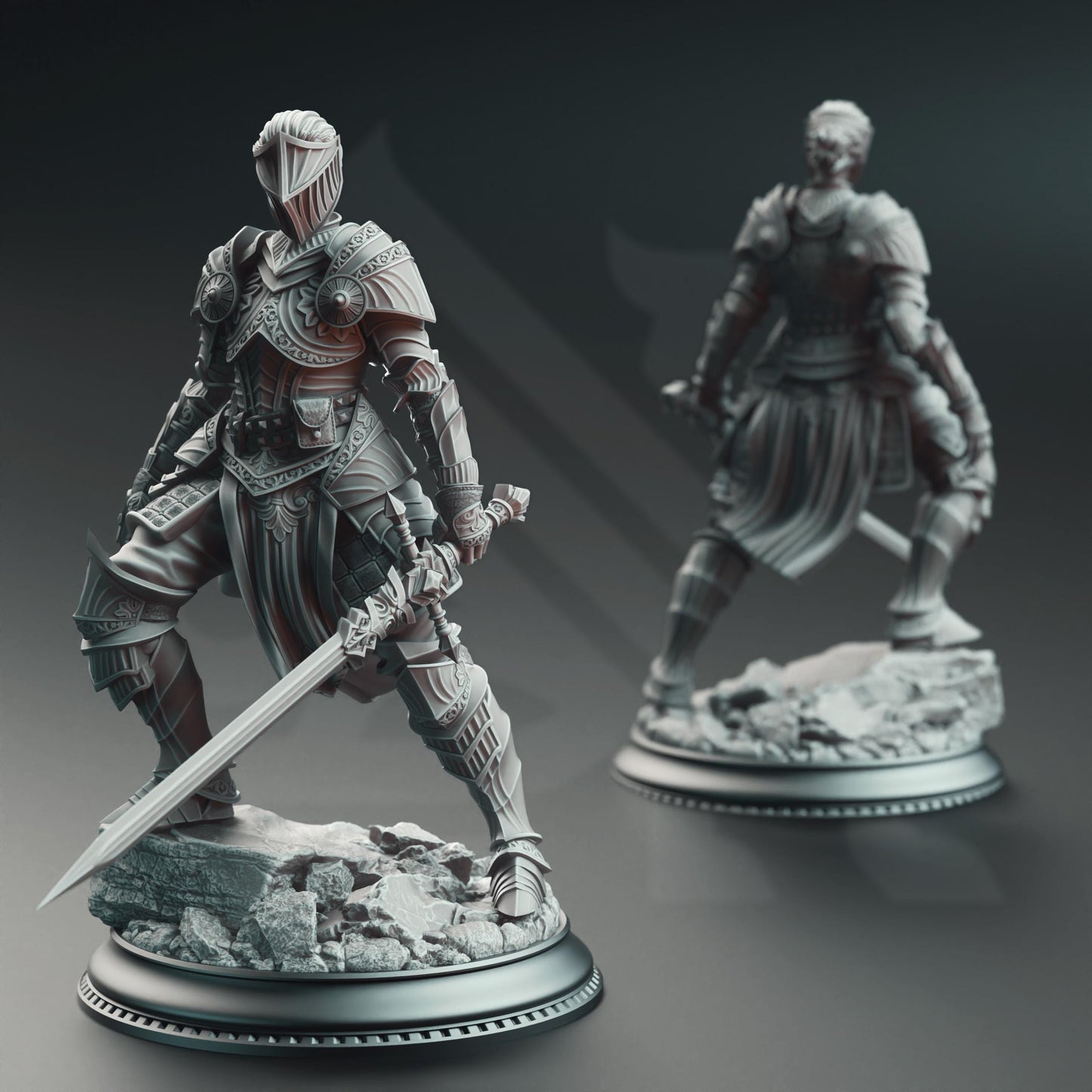 Vera Lanius the Absolved - Knight Commander | A Grim Siege | DM STASH | High Quality Resin