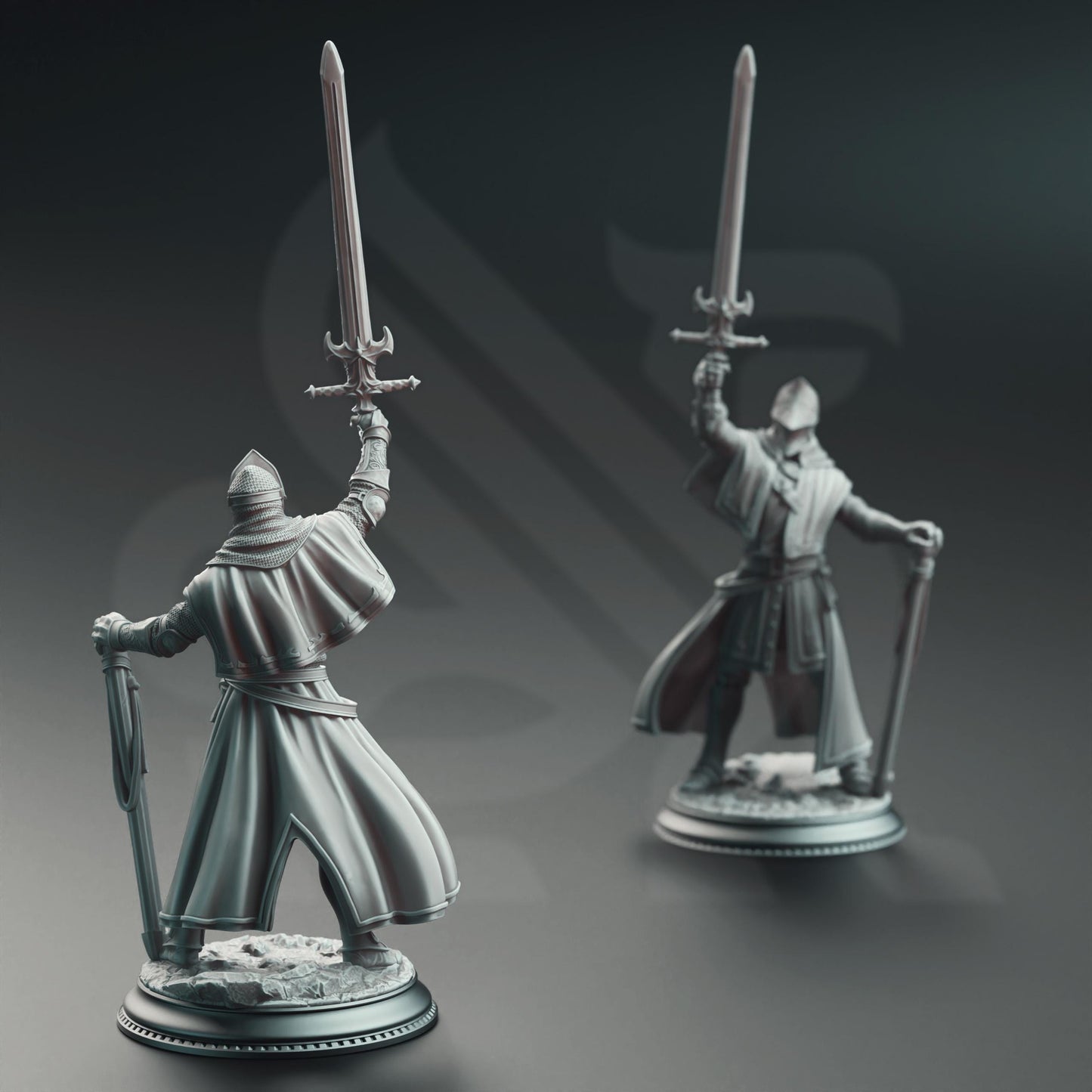 Vicar Atticus - The Priest Knight | A Grim Siege | DM STASH | High Quality Resin