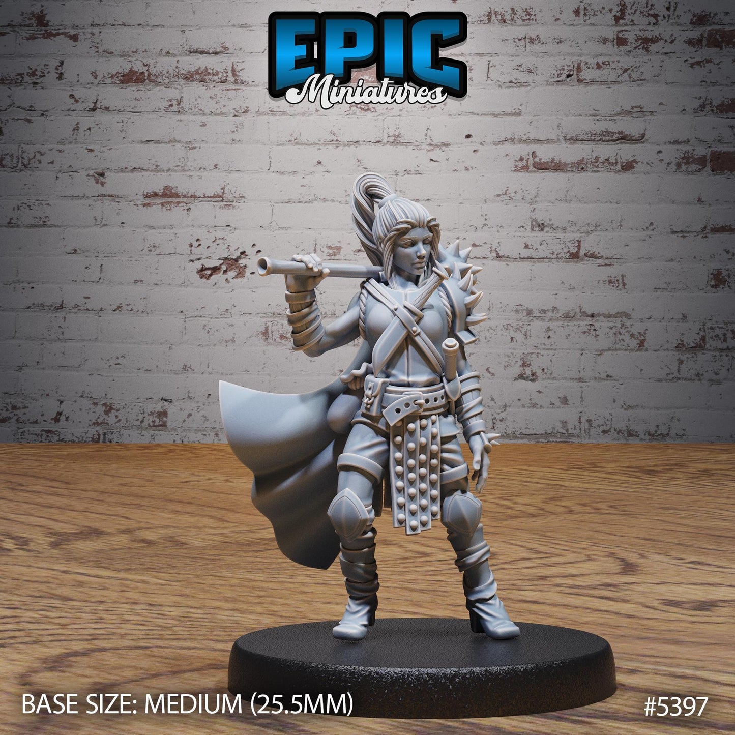 Bandits v1 (Medium) | #122 - Wild Bandits by EPIC Miniatures | High Quality Premium Resin | Lady, Thieves, Rogue, Human, Male, Female