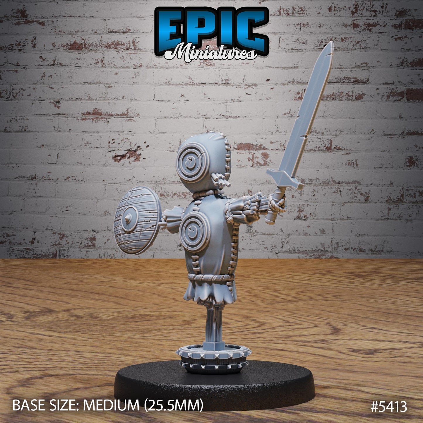 Mimic Practice Dummy | #122 - Wild Bandits by EPIC Miniatures | High Quality Premium Resin | Monsters, Mimics, Scatter, Terrain, Mannequin