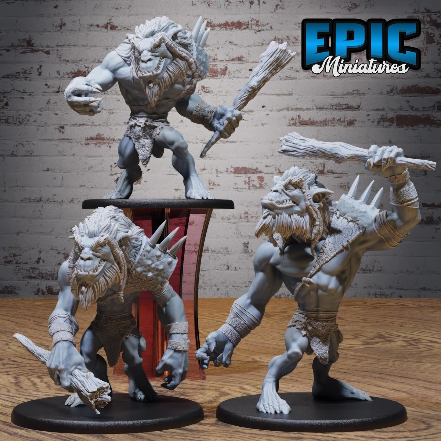 Longneck Troll (Large) | #122 - Wild Bandits by EPIC Miniatures | High Quality Premium Resin | Monster, Abomination, Giant, Club, Giant